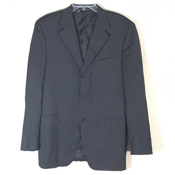 Canali Canali Blazer Size 52L Blue Jacket Blazer Sports Coat Size 52L - 1 Thumbnail