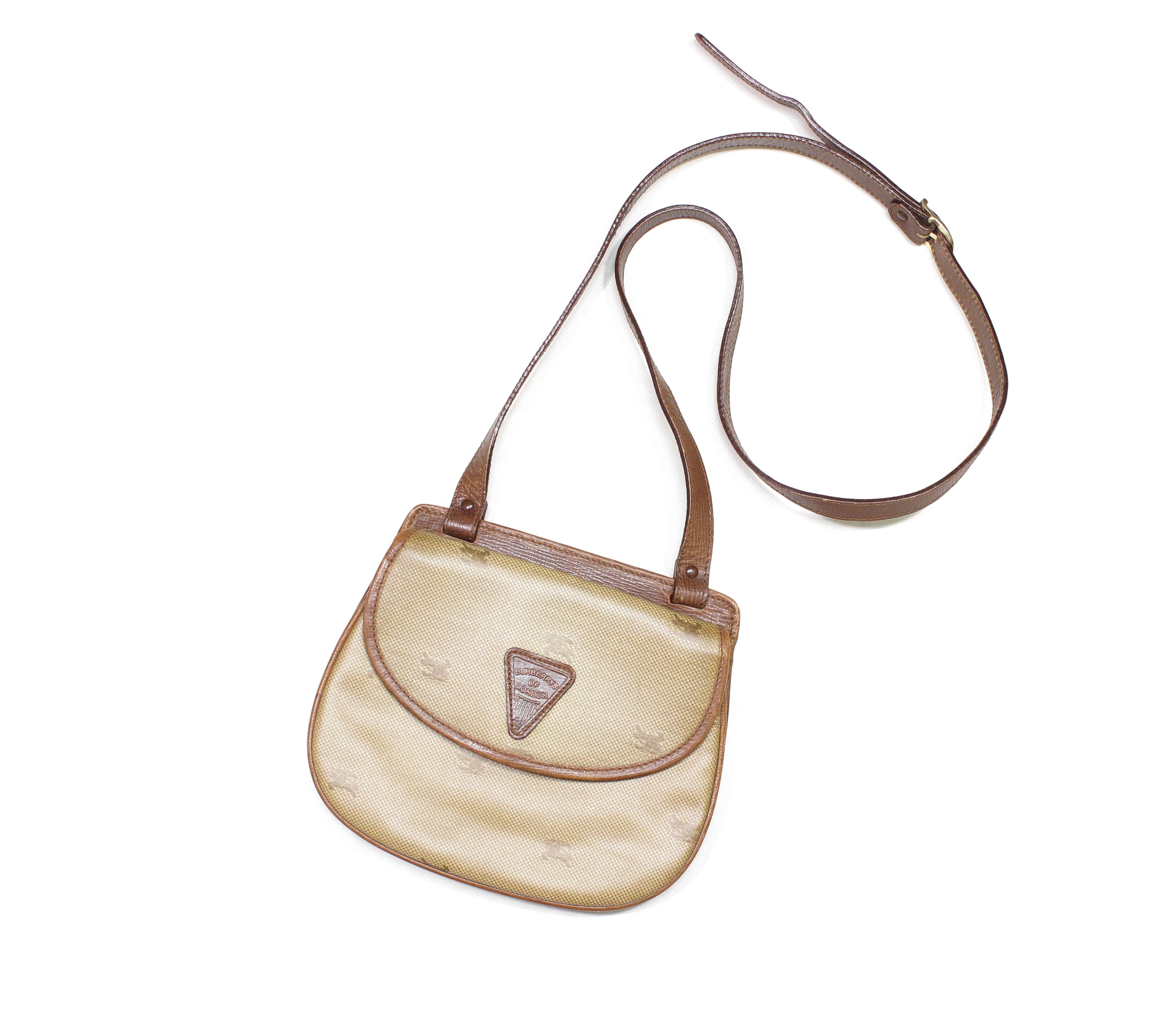 Burberry 90S Logo Monogram Mini Bag Vintage Size ONE SIZE - 1 Thumbnail
