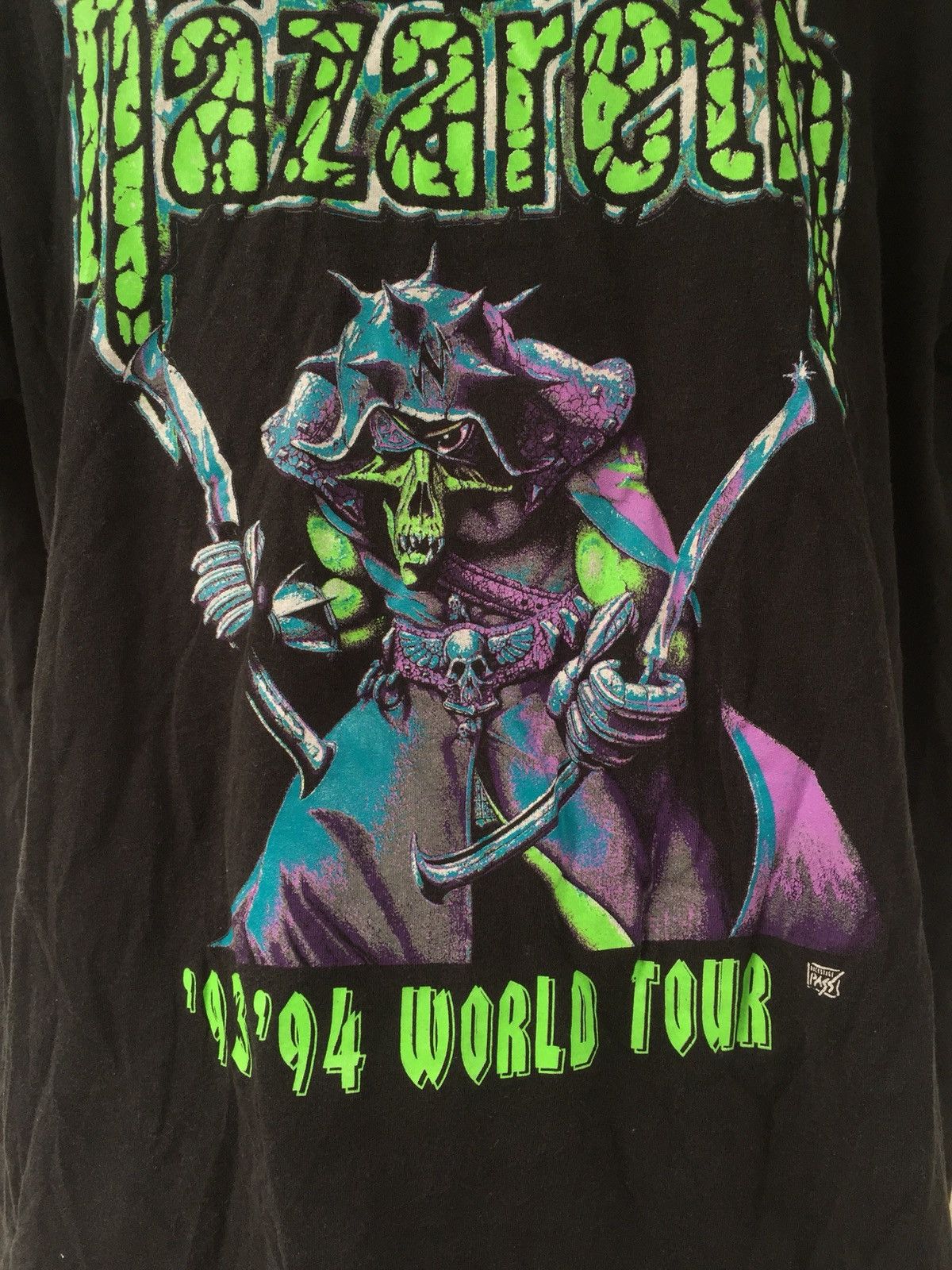 Band Tees × Vintage VINTAGE NAZARETH 93-94 WORLD TOUR TSHIRT Size US XL / EU 56 / 4 - 6 Thumbnail