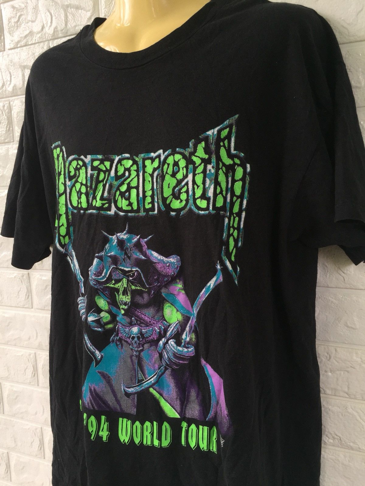 Band Tees × Vintage VINTAGE NAZARETH 93-94 WORLD TOUR TSHIRT Size US XL / EU 56 / 4 - 3 Thumbnail