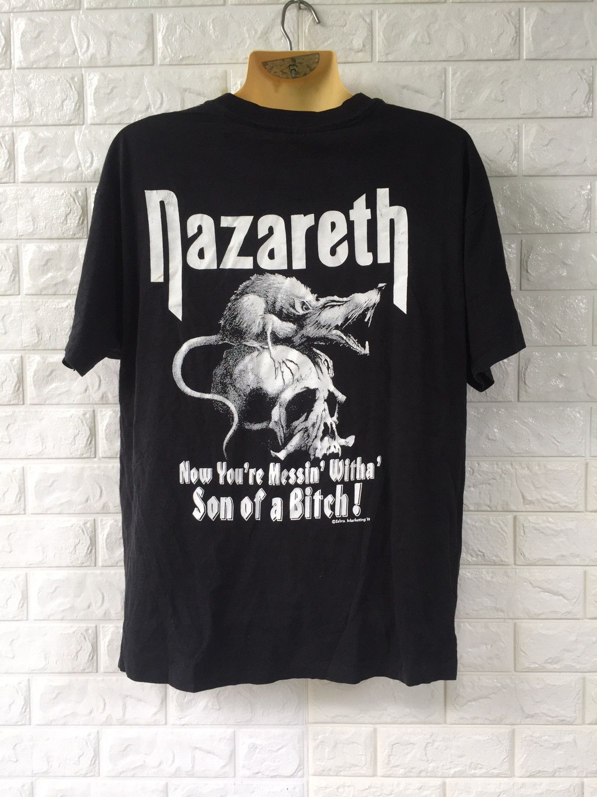 Band Tees × Vintage VINTAGE NAZARETH 93-94 WORLD TOUR TSHIRT Size US XL / EU 56 / 4 - 2 Thumbnail