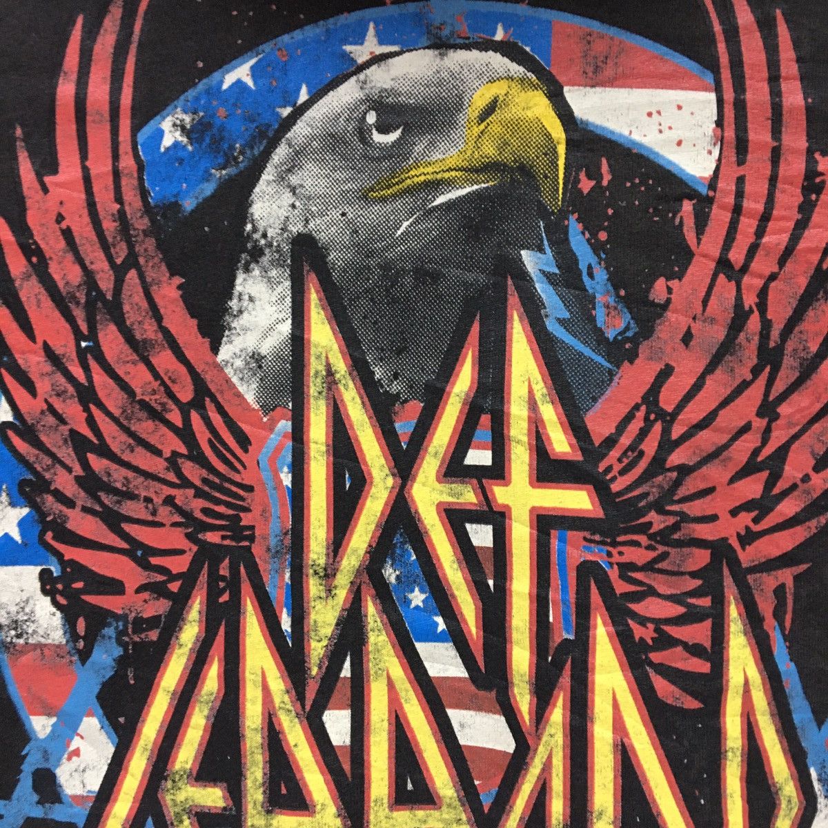 Band Tees × Def Leppard DEF LEPPARD Crop Top Hoodie Size S / US 4 / IT 40 - 8 Thumbnail