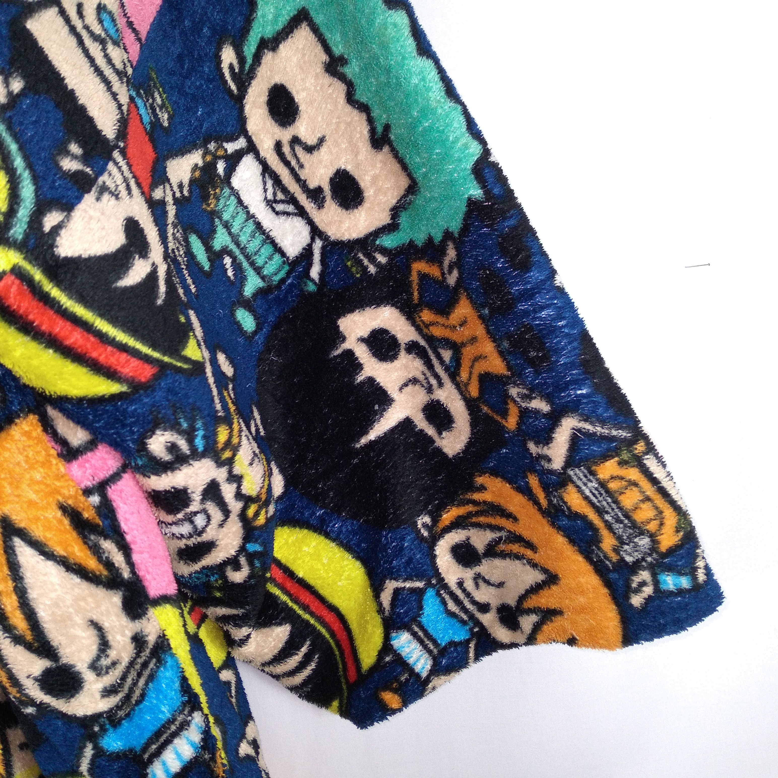 Anime × One Piece 🔥Sick🔥🇯🇵One Piece Main Character Over Print Fleece Kimono Size US L / EU 52-54 / 3 - 7 Thumbnail