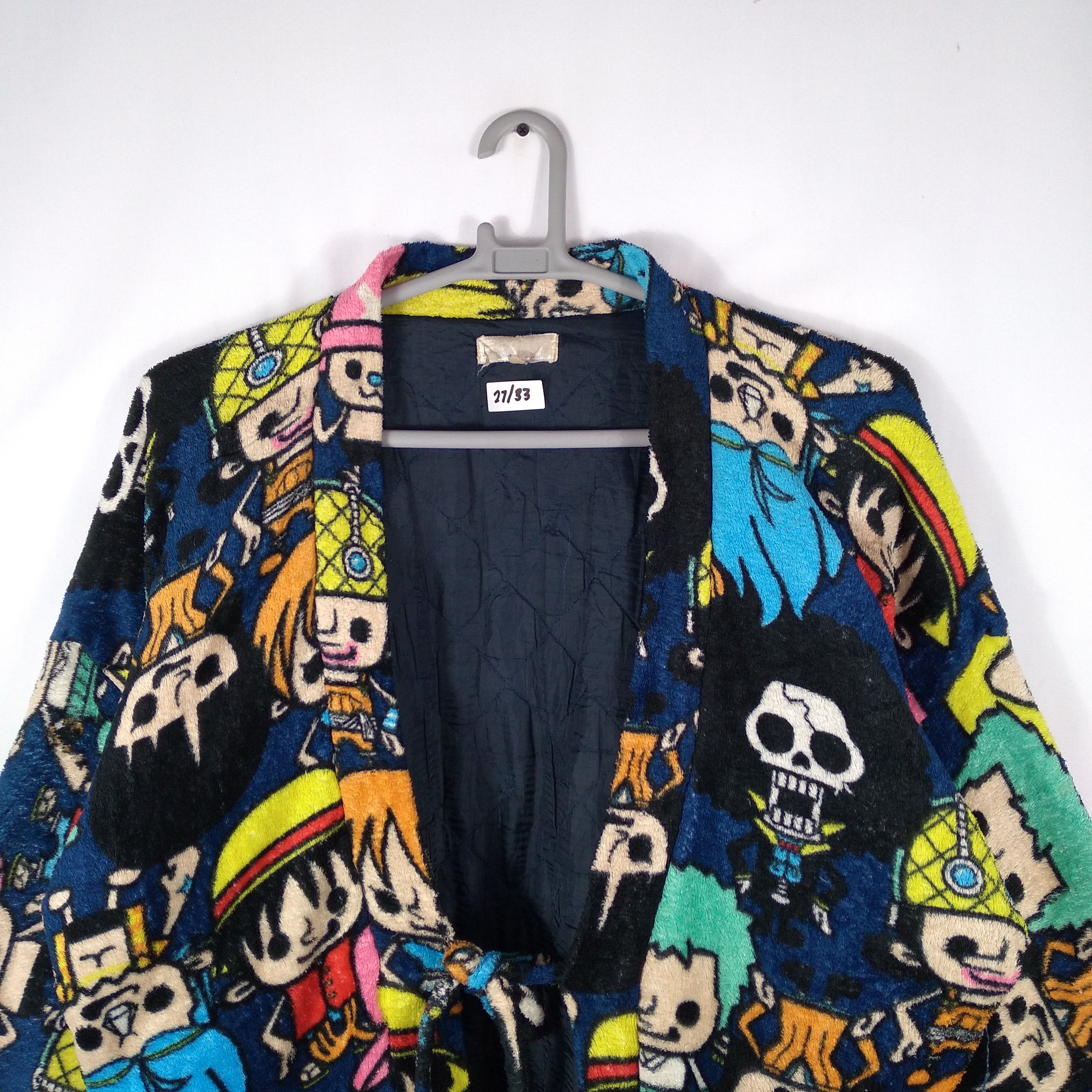 Anime × One Piece 🔥Sick🔥🇯🇵One Piece Main Character Over Print Fleece Kimono Size US L / EU 52-54 / 3 - 2 Thumbnail