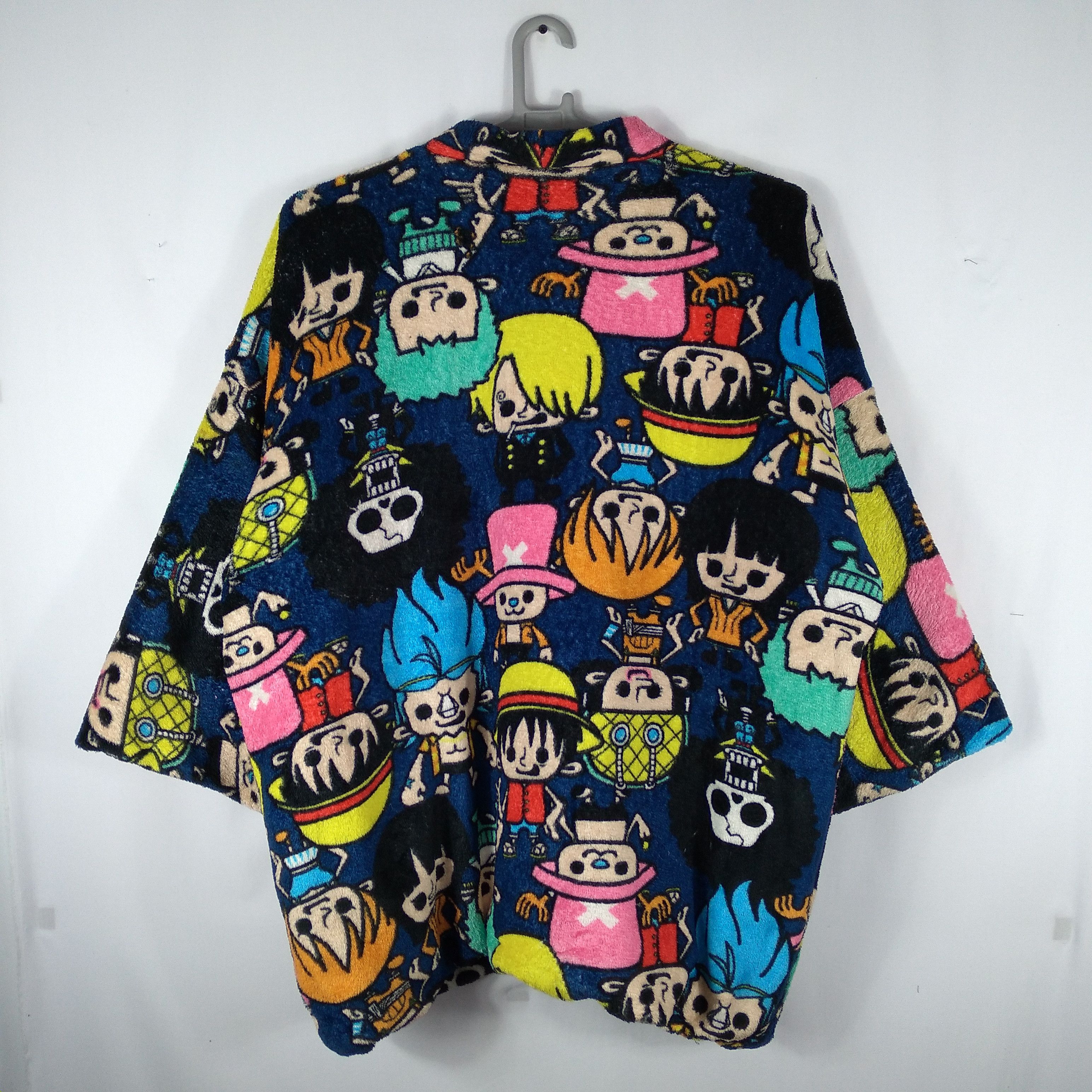 Anime × One Piece 🔥Sick🔥🇯🇵One Piece Main Character Over Print Fleece Kimono Size US L / EU 52-54 / 3 - 4 Thumbnail