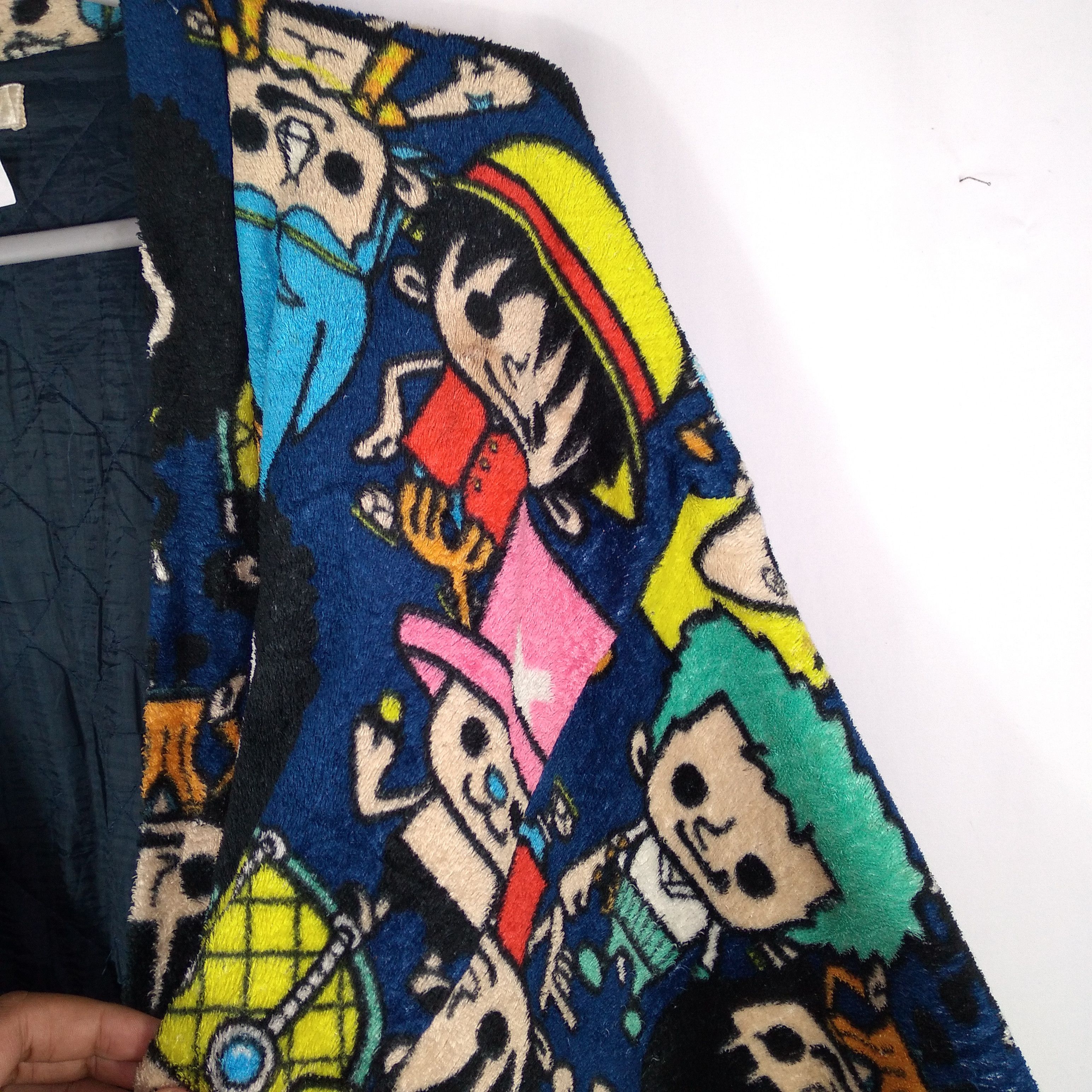 Anime × One Piece 🔥Sick🔥🇯🇵One Piece Main Character Over Print Fleece Kimono Size US L / EU 52-54 / 3 - 6 Thumbnail