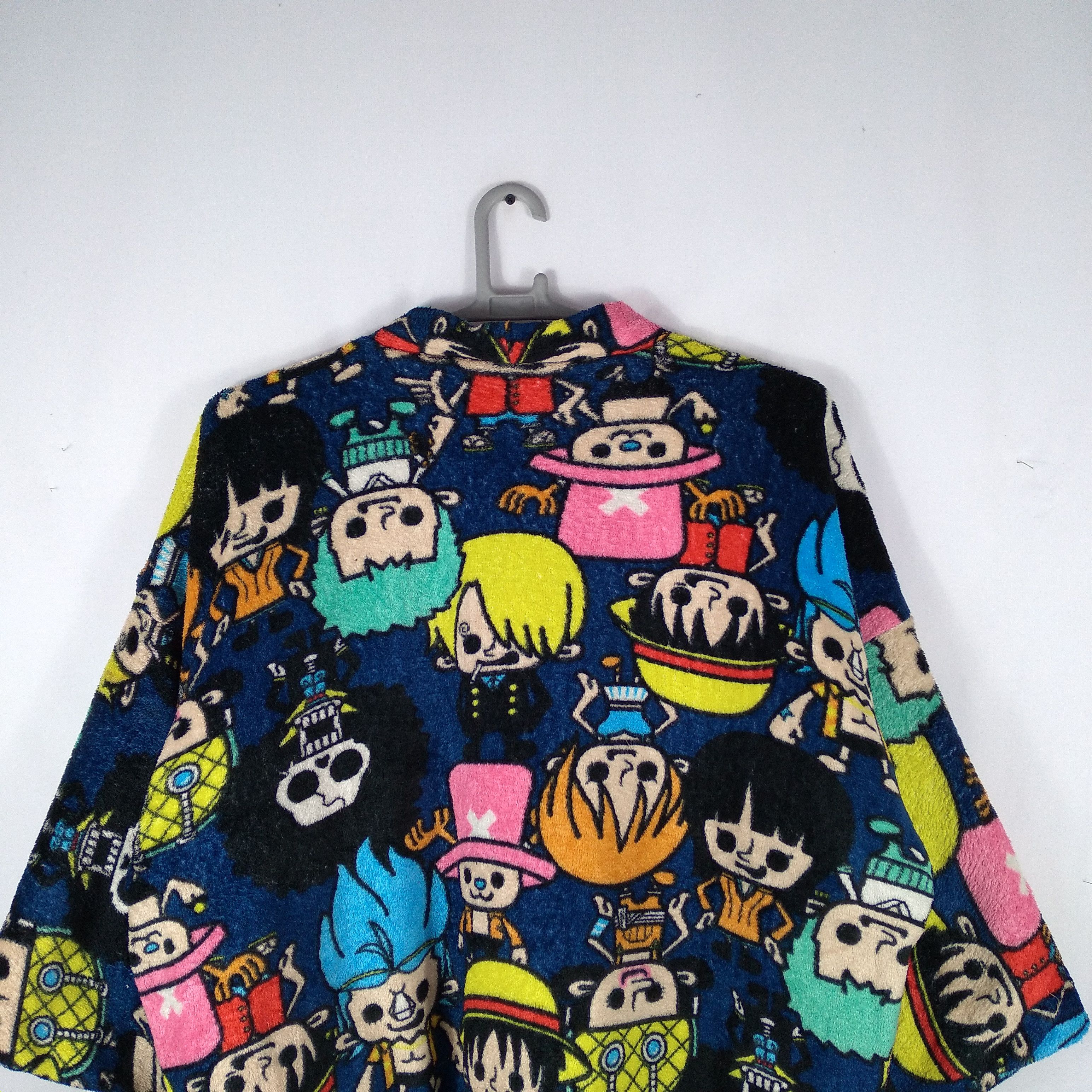 Anime × One Piece 🔥Sick🔥🇯🇵One Piece Main Character Over Print Fleece Kimono Size US L / EU 52-54 / 3 - 5 Thumbnail