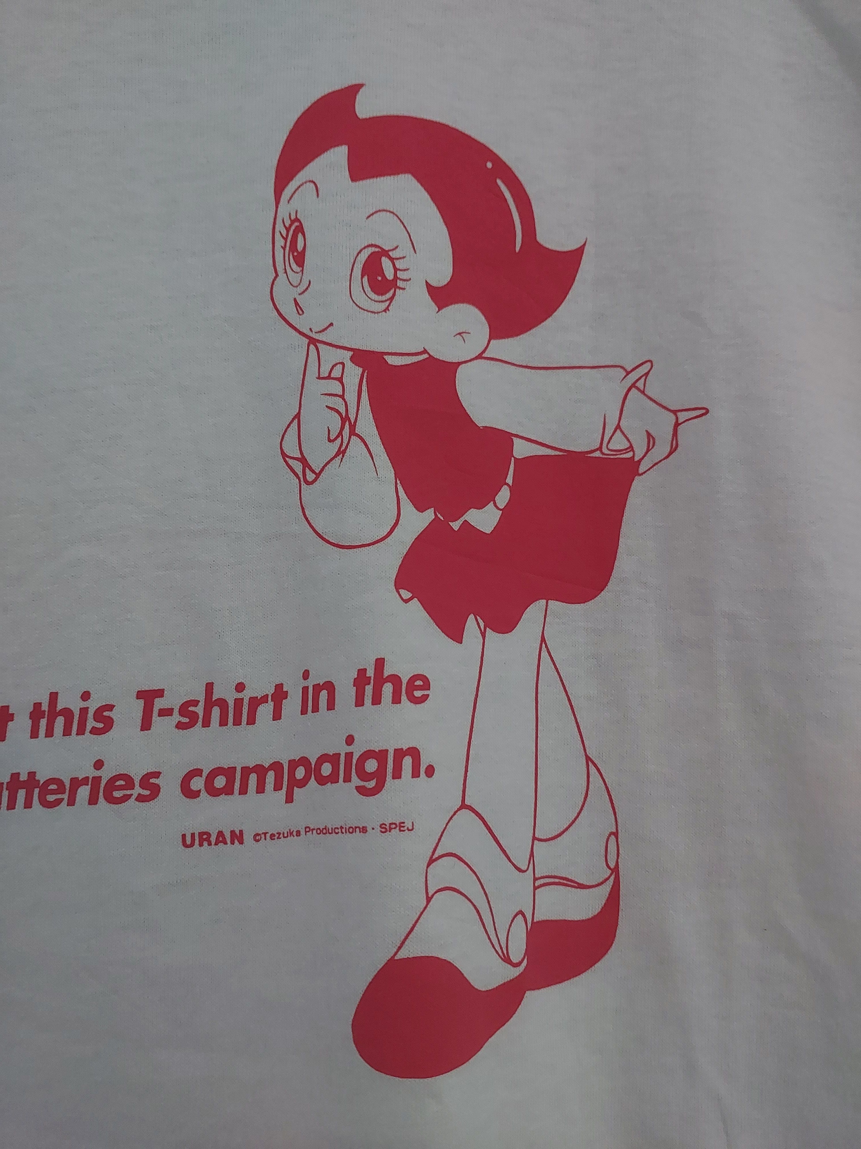 Vintage RARE VINTAGE ASTRO BOY ANIME URAN X SONY BATTERIES PROMO TEE Size US M / EU 48-50 / 2 - 5 Thumbnail
