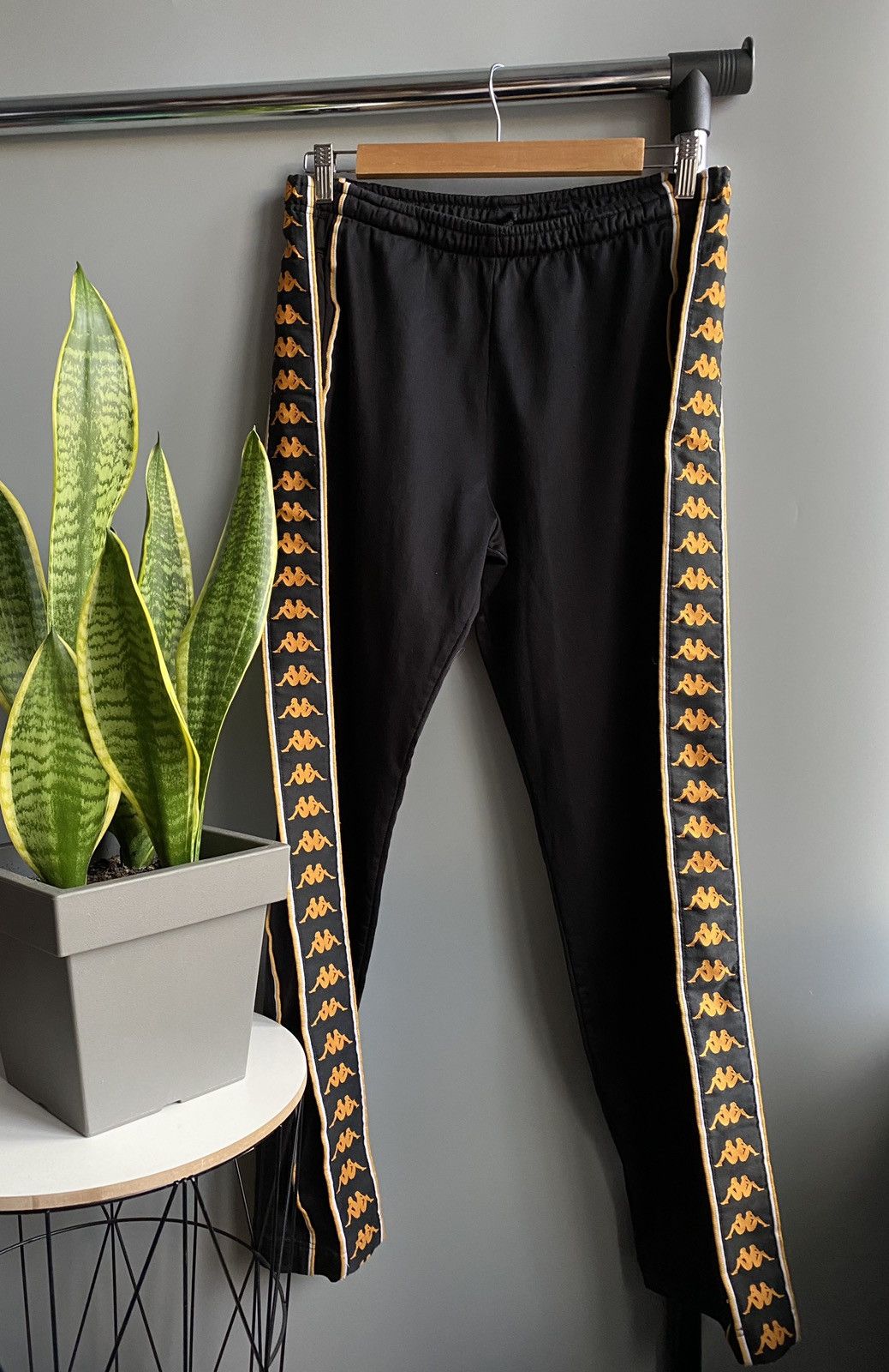 Kappa × Vintage Kappa Track Pants Lampas Vintage 90s Men’s Trousers Size US 30 / EU 46 - 2 Thumbnail