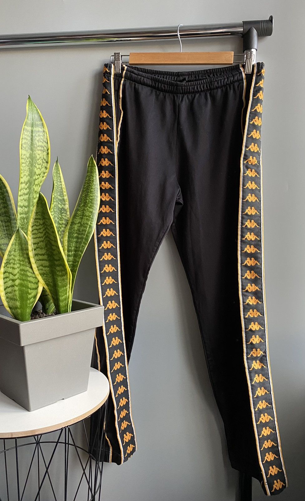 Kappa × Vintage Kappa Track Pants Lampas Vintage 90s Men’s Trousers Size US 30 / EU 46 - 1 Thumbnail