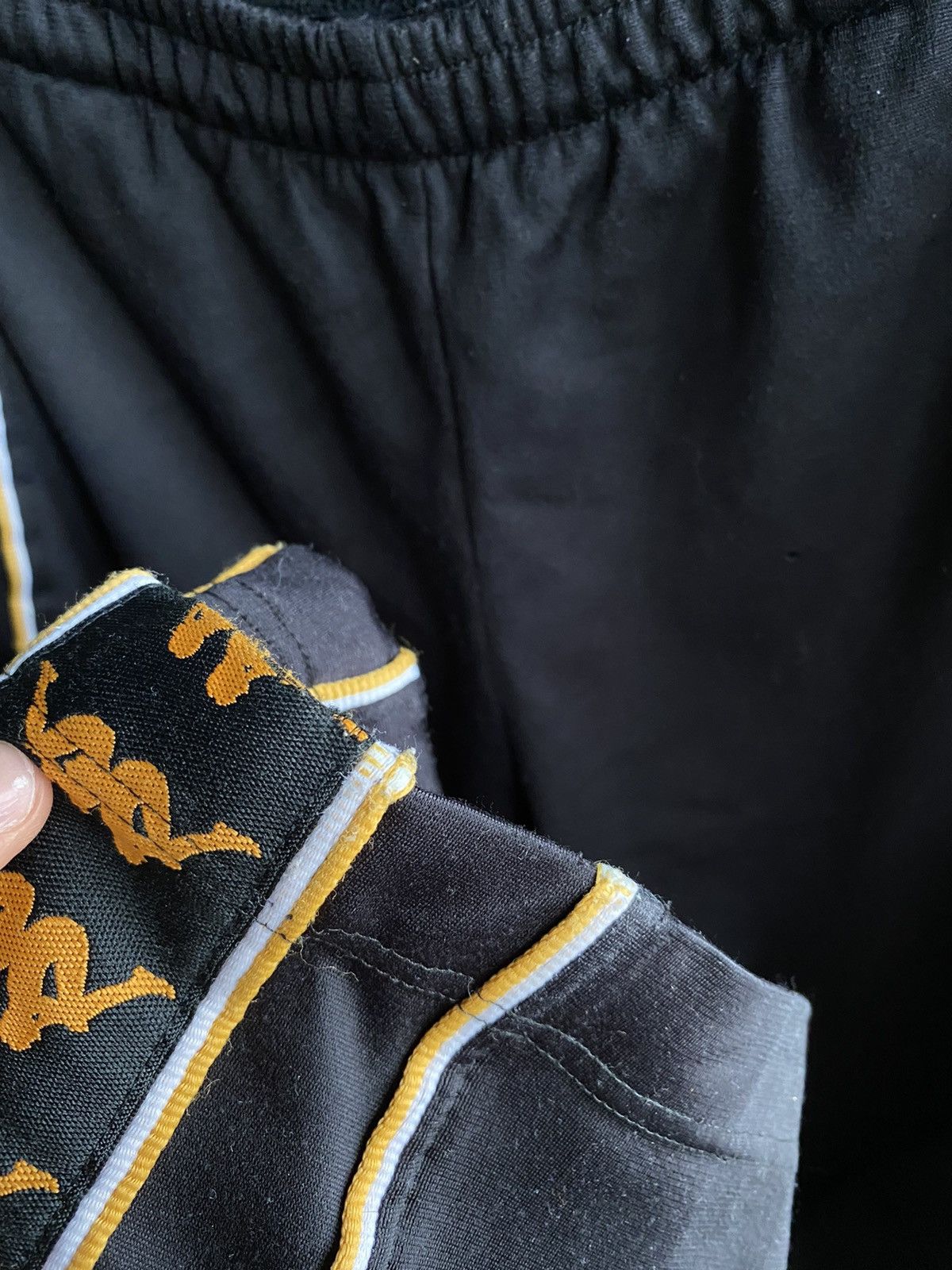 Kappa × Vintage Kappa Track Pants Lampas Vintage 90s Men’s Trousers Size US 30 / EU 46 - 10 Thumbnail
