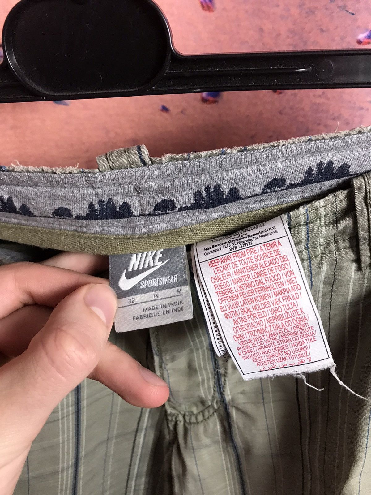 Nike × Vintage Vintage Nike Cargo streetwear shorts Size US 32 / EU 48 - 4 Thumbnail