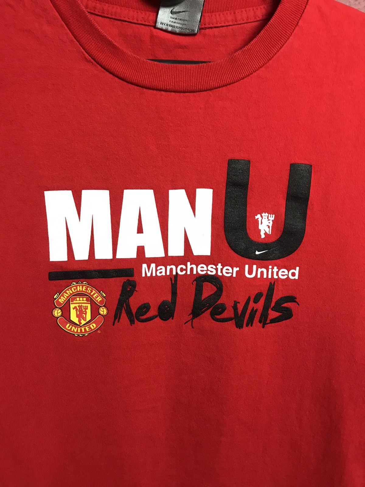 Nike × Vintage Vintage Manchester United streetwear tee Size US M / EU 48-50 / 2 - 3 Thumbnail