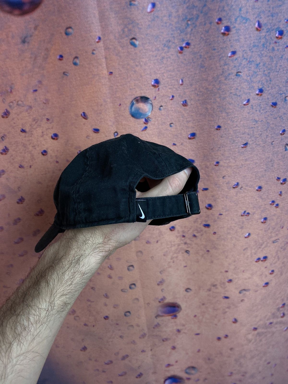 Nike × Vintage Nike Streetwear black cap Size ONE SIZE - 3 Thumbnail