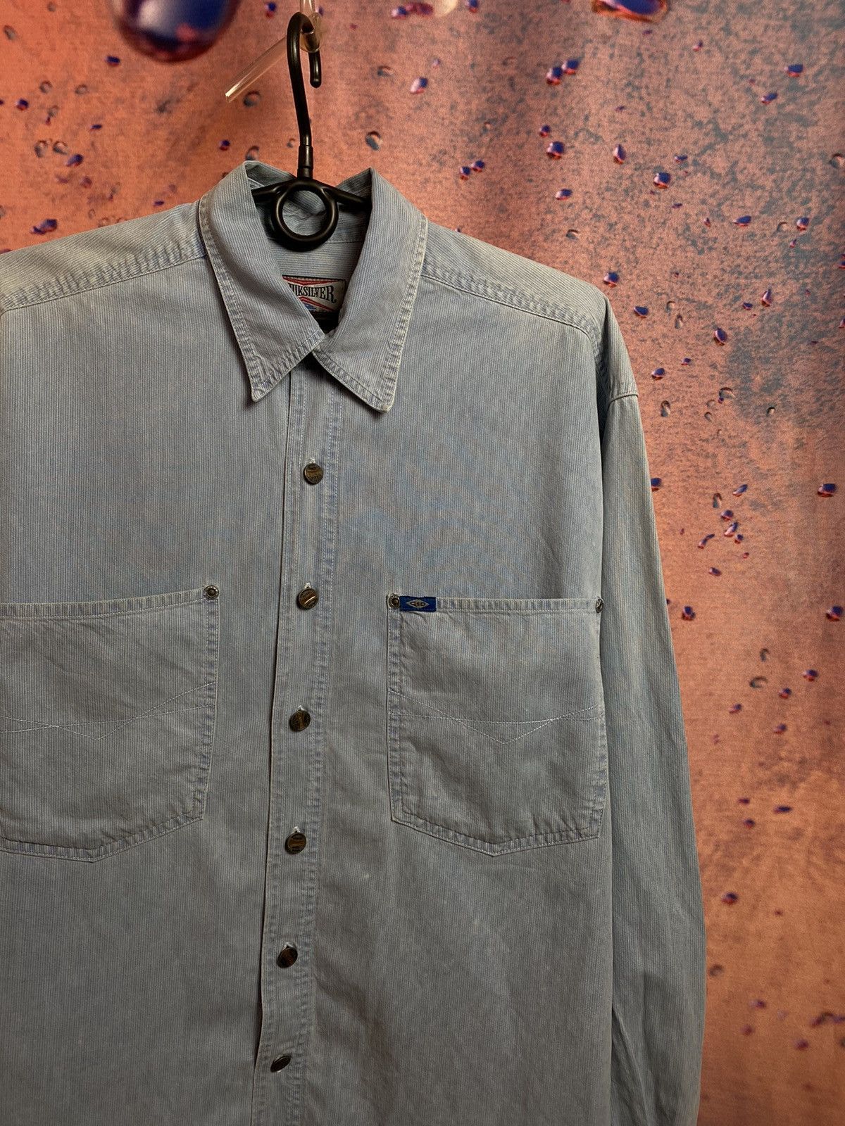 Quiksilver × Vintage Vintage Quicksilver streetwear shirt Size US L / EU 52-54 / 3 - 1 Thumbnail