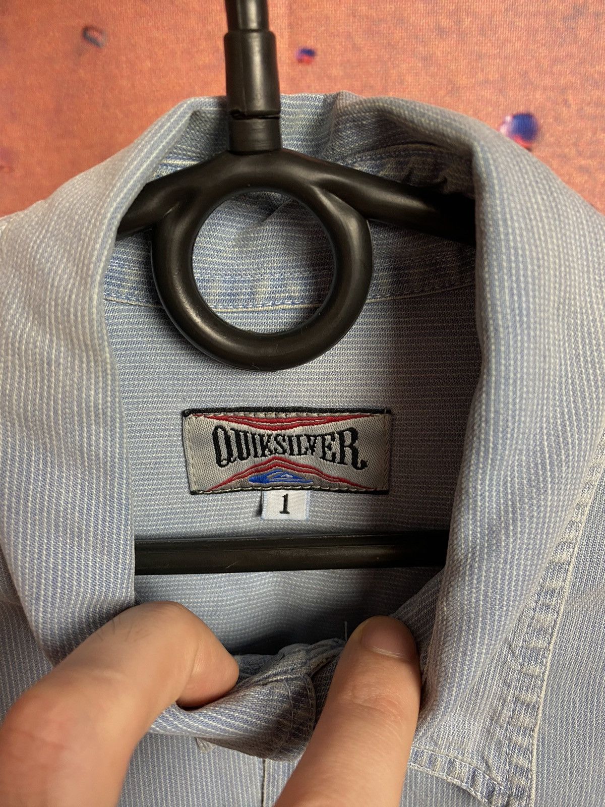 Quiksilver × Vintage Vintage Quicksilver streetwear shirt Size US L / EU 52-54 / 3 - 4 Thumbnail