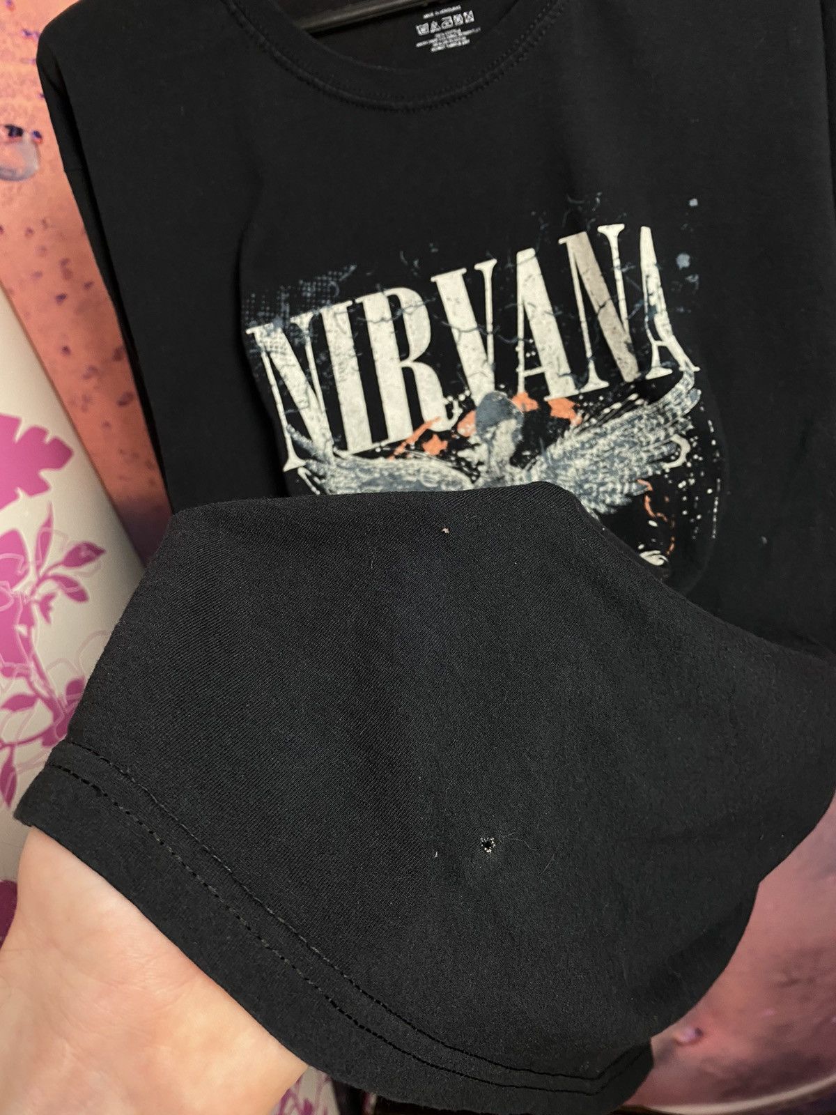 Band Tees Vintage Nirvana band rock tee longsleve Size US L / EU 52-54 / 3 - 5 Thumbnail