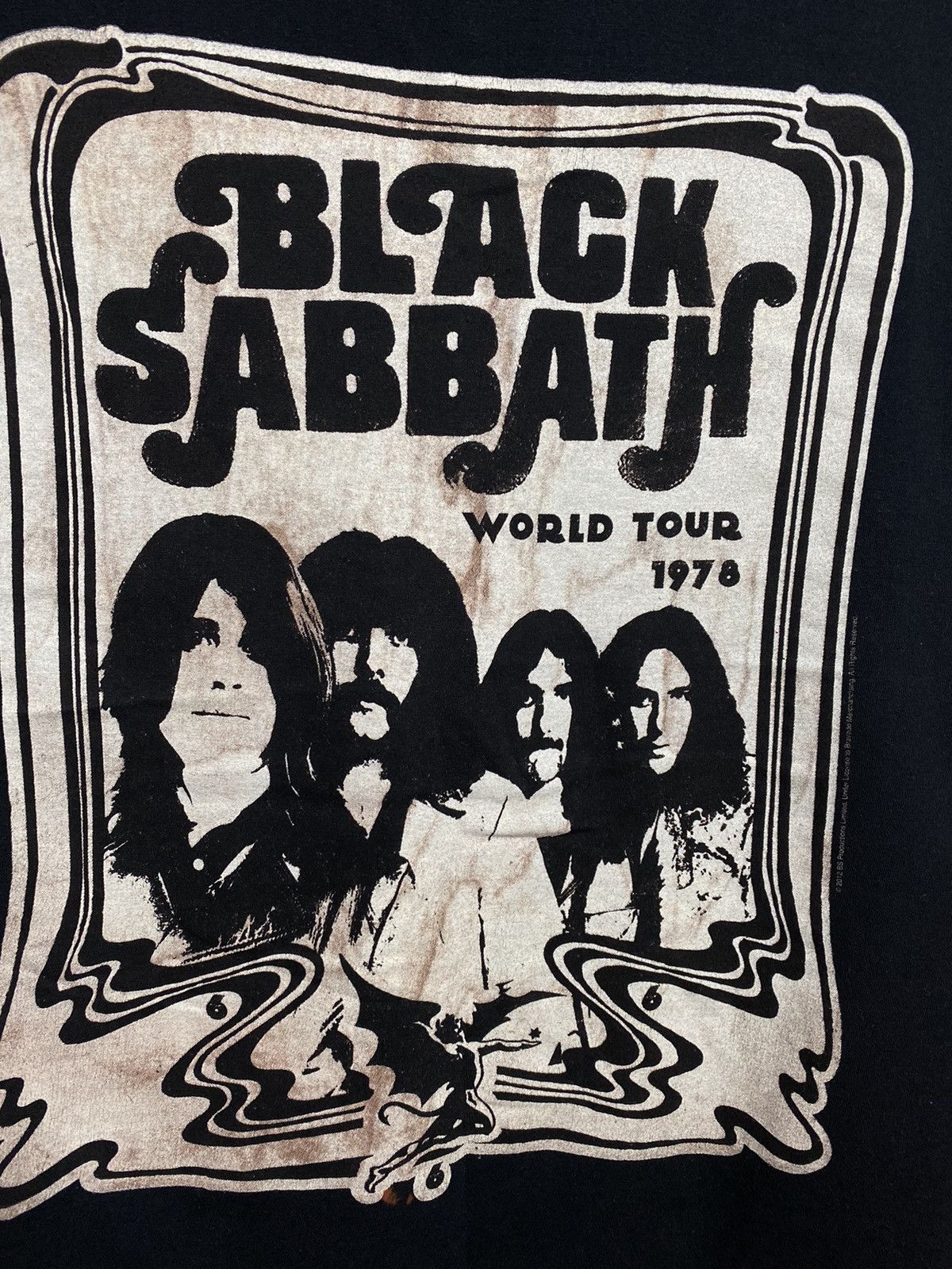 Band Tees × Black Sabbath × Vintage Vintage Black Sabbath band rock tee Size US L / EU 52-54 / 3 - 3 Thumbnail