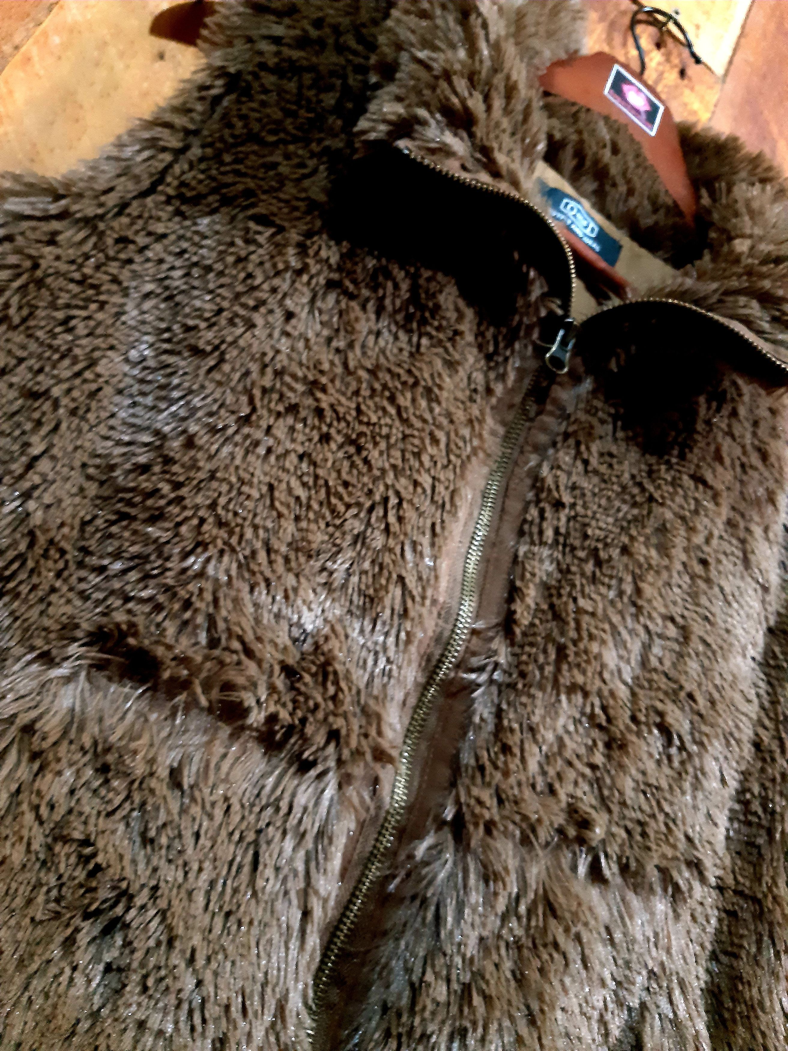 Japanese Brand Fur Vest Style Shag Shaggy Vintage Fleece Size L / US 10 / IT 46 - 4 Thumbnail