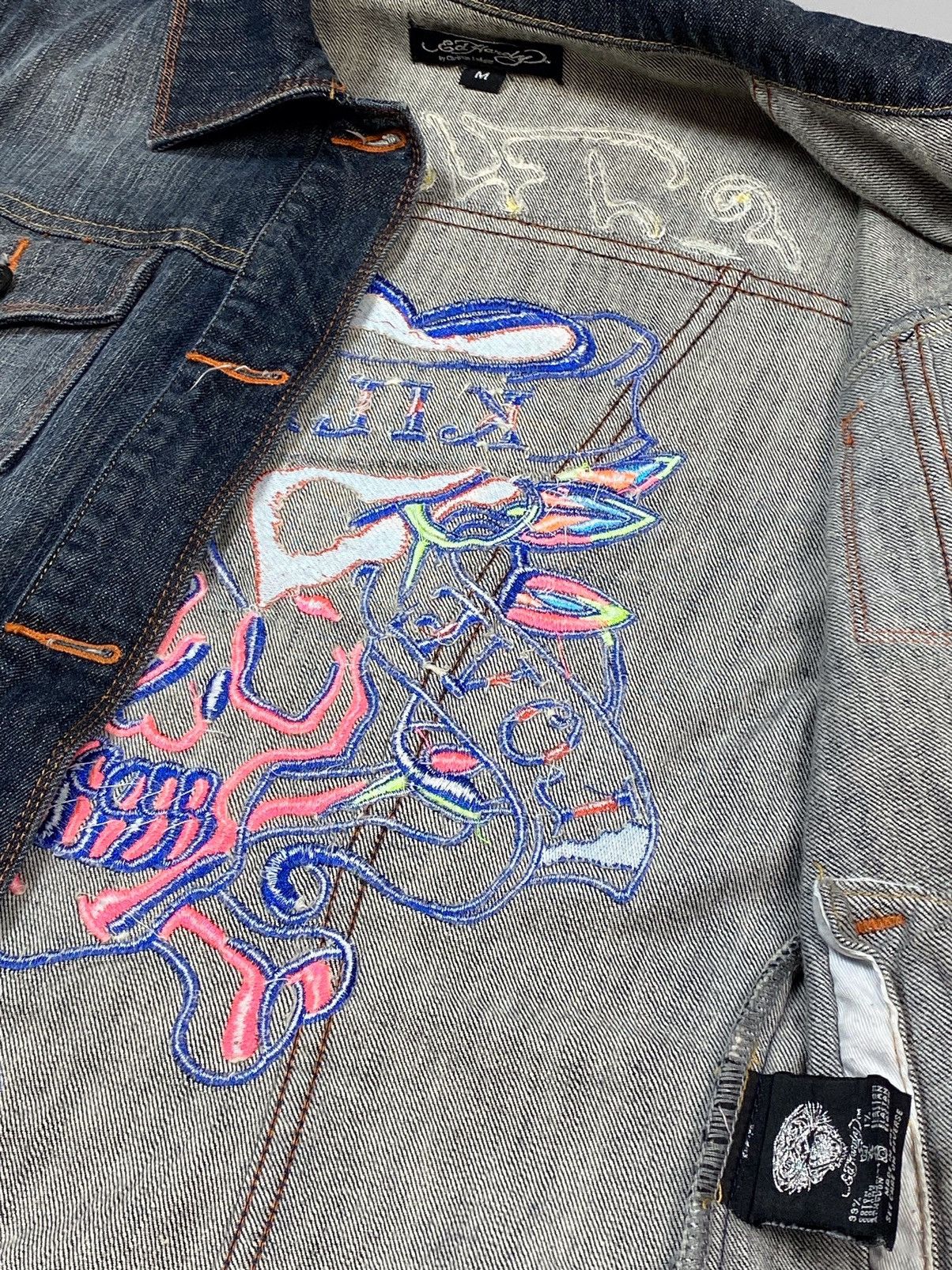 Christian Audigier Ed Hardy Women’s Denim Jacket Size US M / EU 48-50 / 2 - 11 Thumbnail