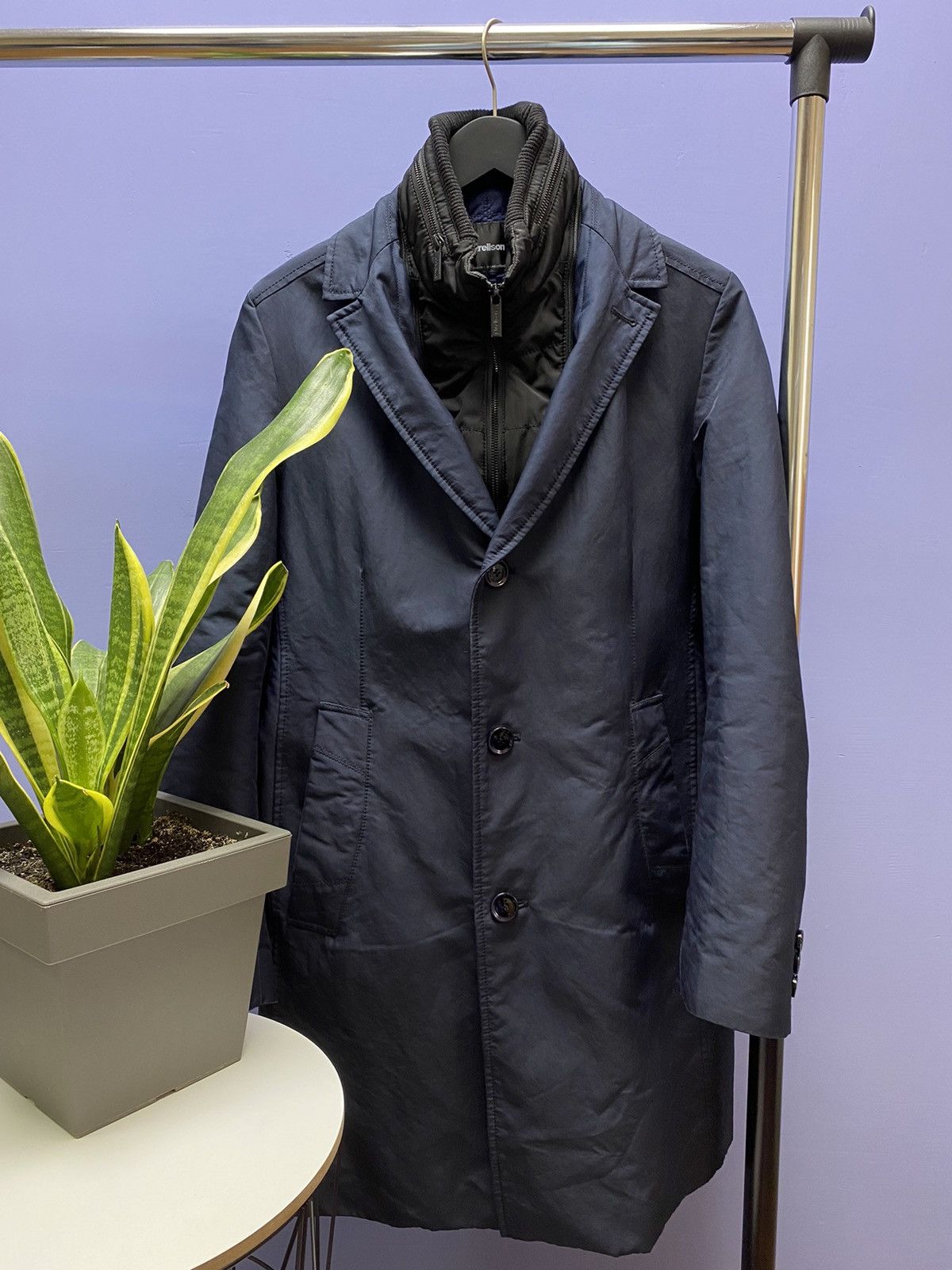 Strellson Strellson Lerona Coat Navy Blue Men’s M Classic Style Size US M / EU 48-50 / 2 - 1 Thumbnail