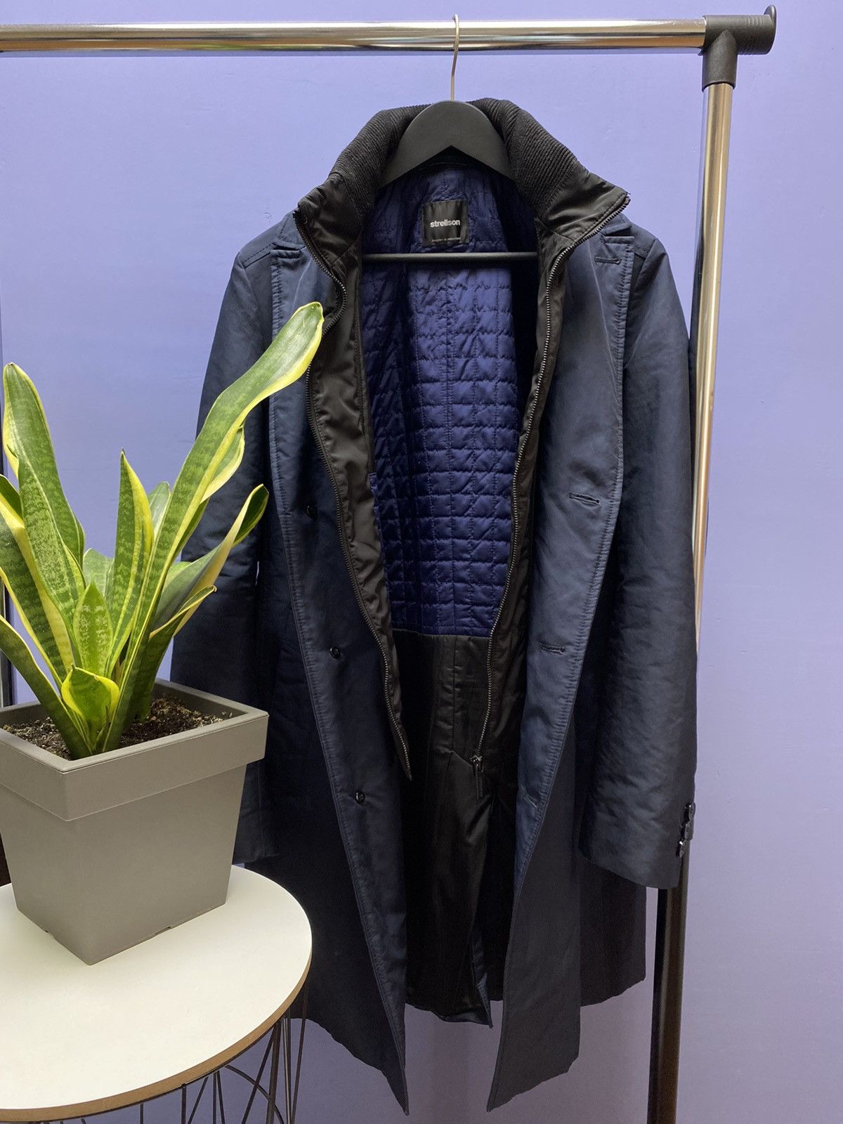Strellson Strellson Lerona Coat Navy Blue Men’s M Classic Style Size US M / EU 48-50 / 2 - 11 Thumbnail