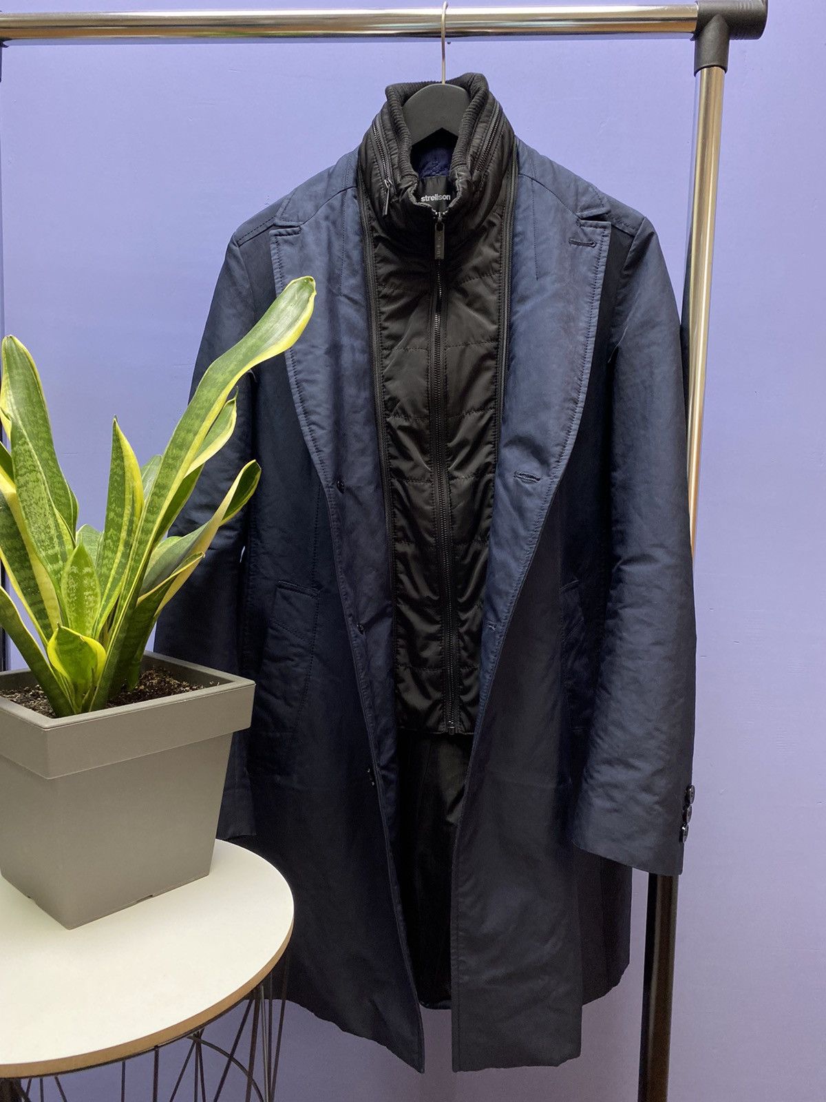 Strellson Strellson Lerona Coat Navy Blue Men’s M Classic Style Size US M / EU 48-50 / 2 - 9 Thumbnail
