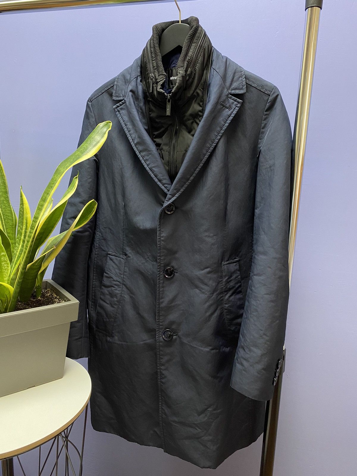 Strellson Strellson Lerona Coat Navy Blue Men’s M Classic Style Size US M / EU 48-50 / 2 - 2 Thumbnail