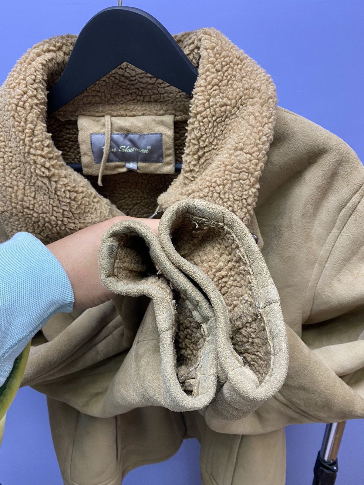 Ben Sherman Ben Sherman Sheepskin Coat B3 Hype Men’s L Jacket Aviator Size US L / EU 52-54 / 3 - 10 Thumbnail