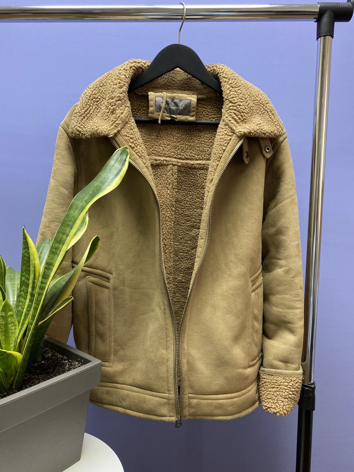 Ben Sherman Ben Sherman Sheepskin Coat B3 Hype Men’s L Jacket Aviator Size US L / EU 52-54 / 3 - 17 Thumbnail