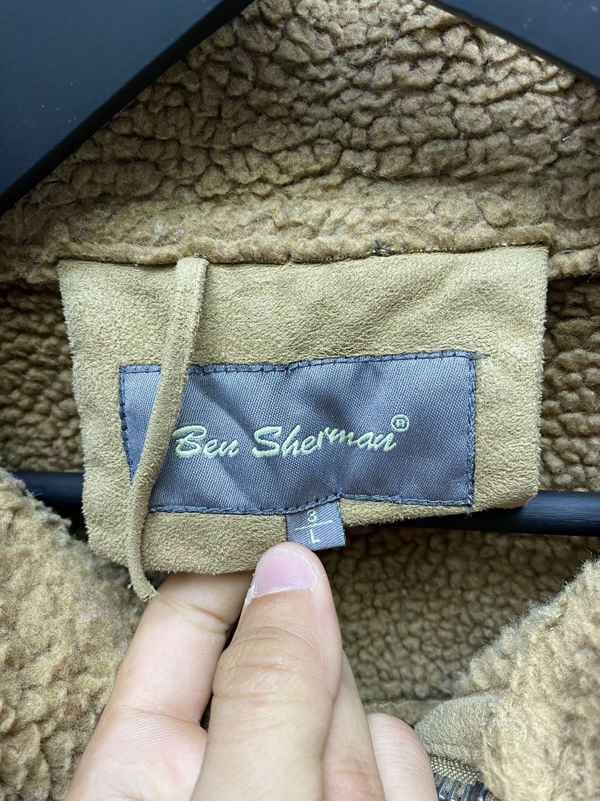 Ben Sherman Ben Sherman Sheepskin Coat B3 Hype Men’s L Jacket Aviator Size US L / EU 52-54 / 3 - 9 Thumbnail