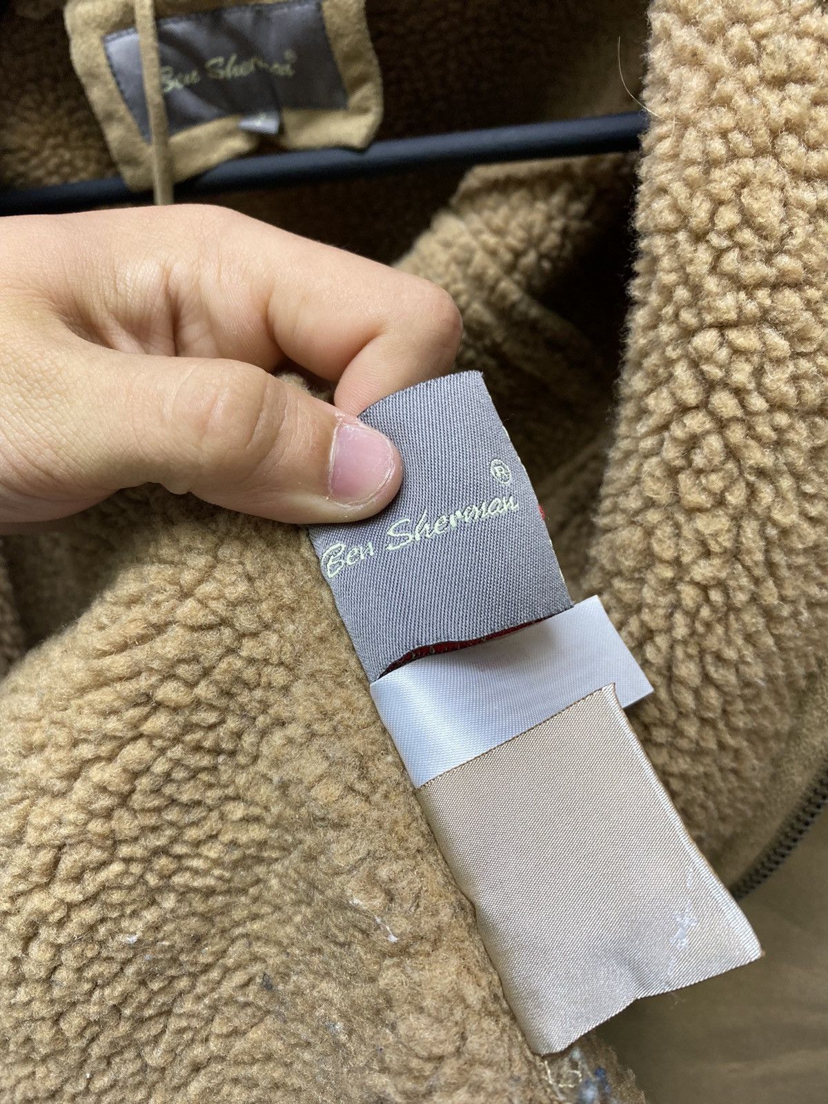 Ben Sherman Ben Sherman Sheepskin Coat B3 Hype Men’s L Jacket Aviator Size US L / EU 52-54 / 3 - 19 Thumbnail