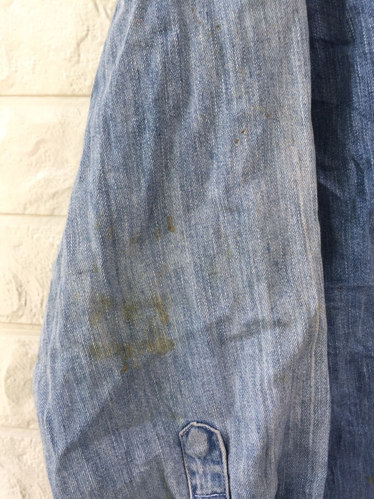 Levi's × Levi's Vintage Clothing × Vintage VINTAGE 80s LEVIS SADDLEMAN ORANGE TAG BUTTON UPS SHIRT Size US M / EU 48-50 / 2 - 16 Thumbnail