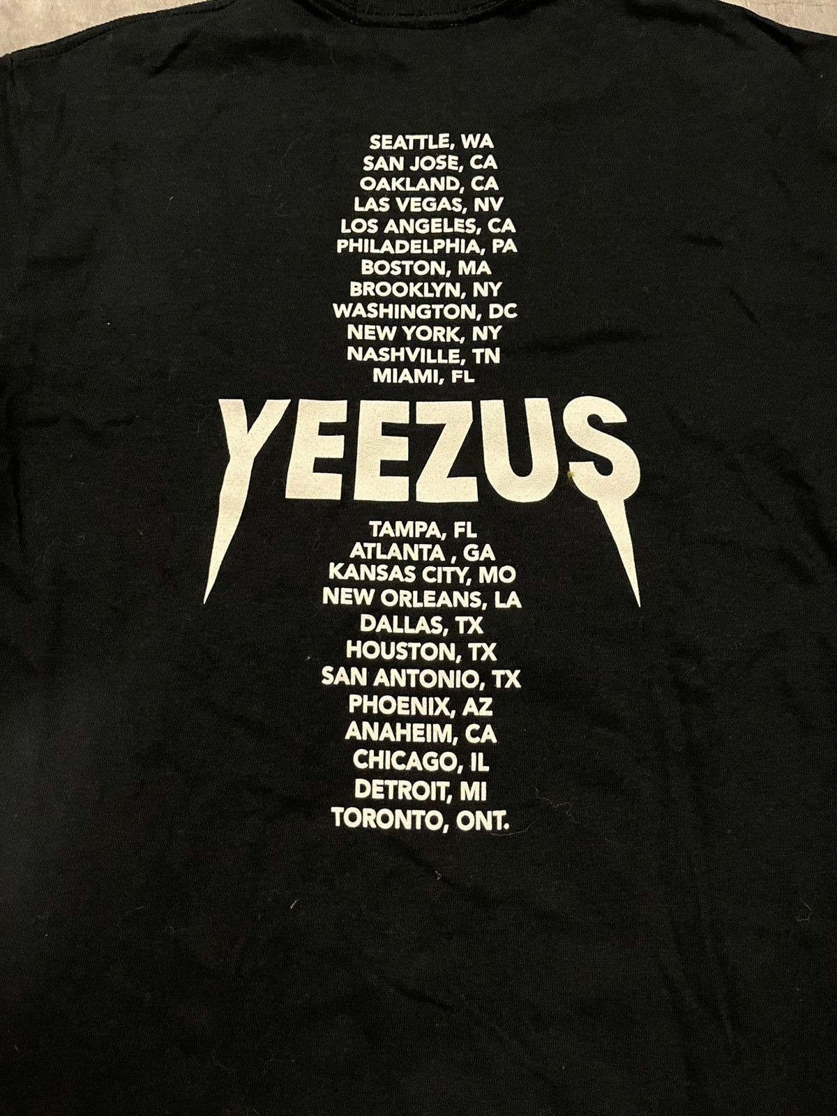 Kanye West Kanye West Yeezus Tour Tee Shirt Size US S / EU 44-46 / 1 - 4 Thumbnail