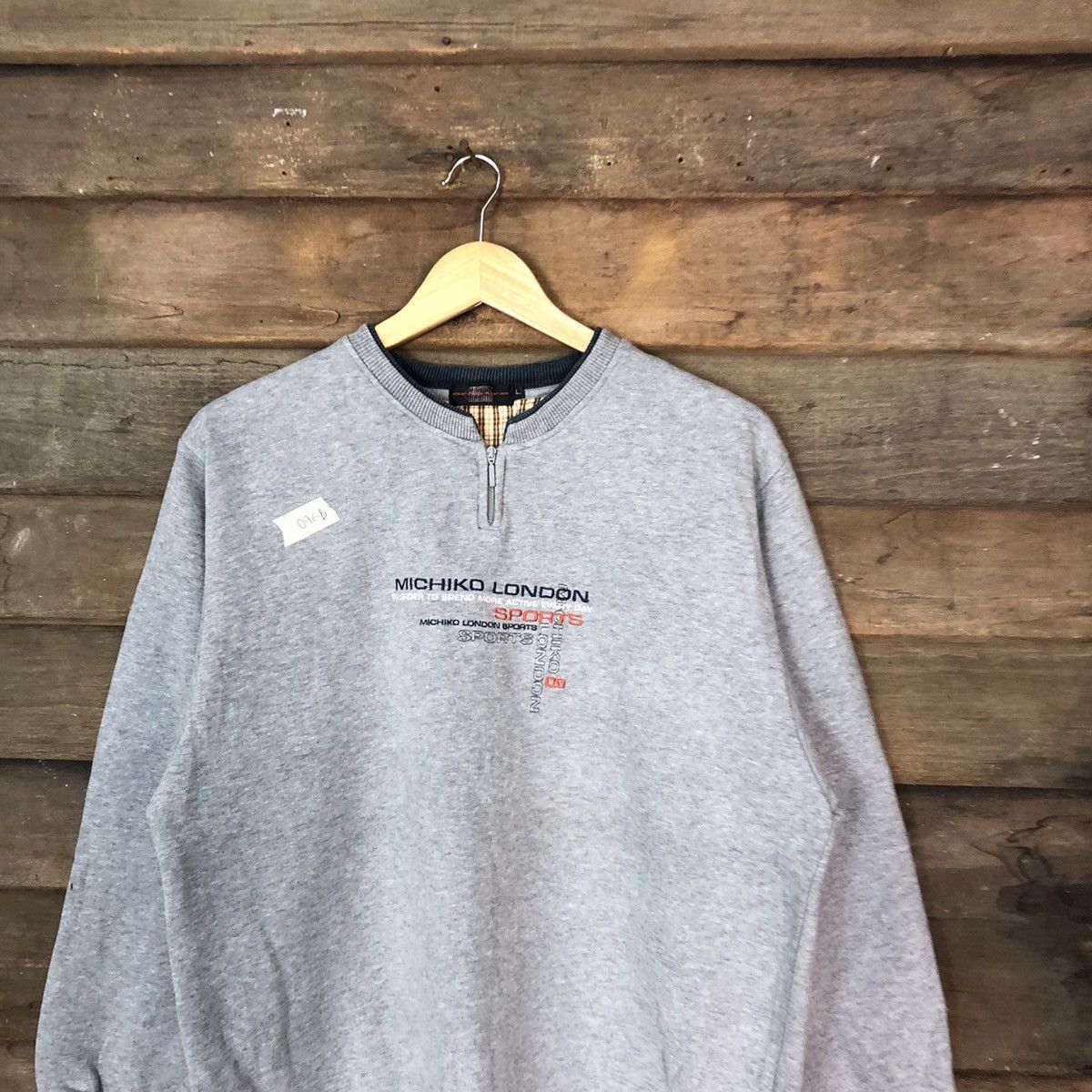 Michiko Koshino London Michiko London sport Grey Sweatshirt #076B Size US L / EU 52-54 / 3 - 2 Thumbnail