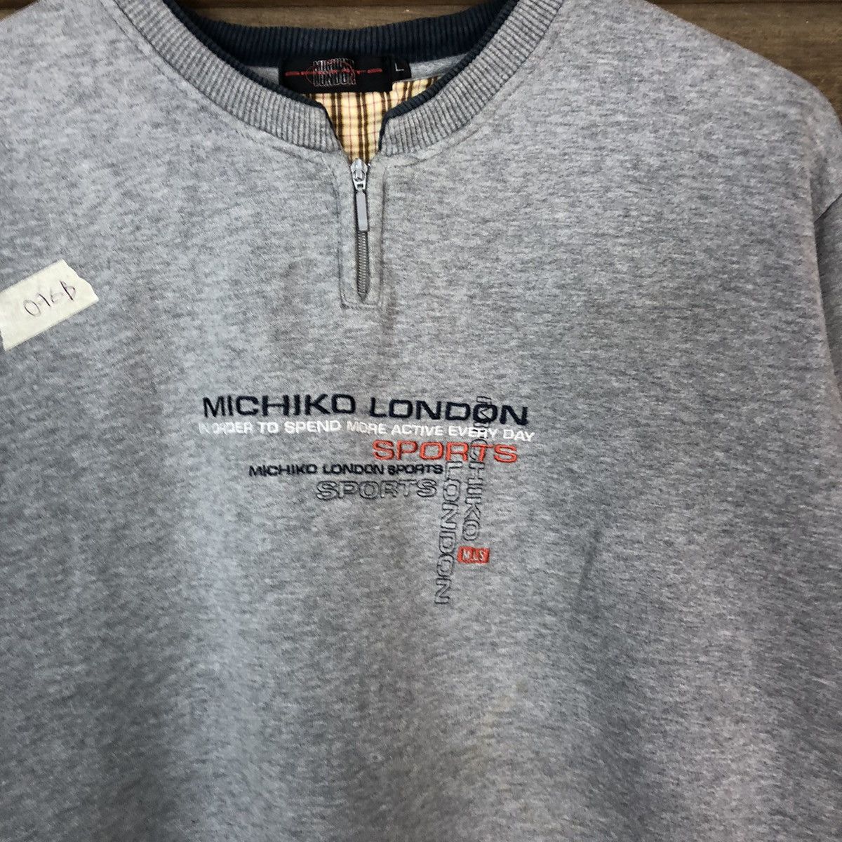 Michiko Koshino London Michiko London sport Grey Sweatshirt #076B Size US L / EU 52-54 / 3 - 6 Thumbnail