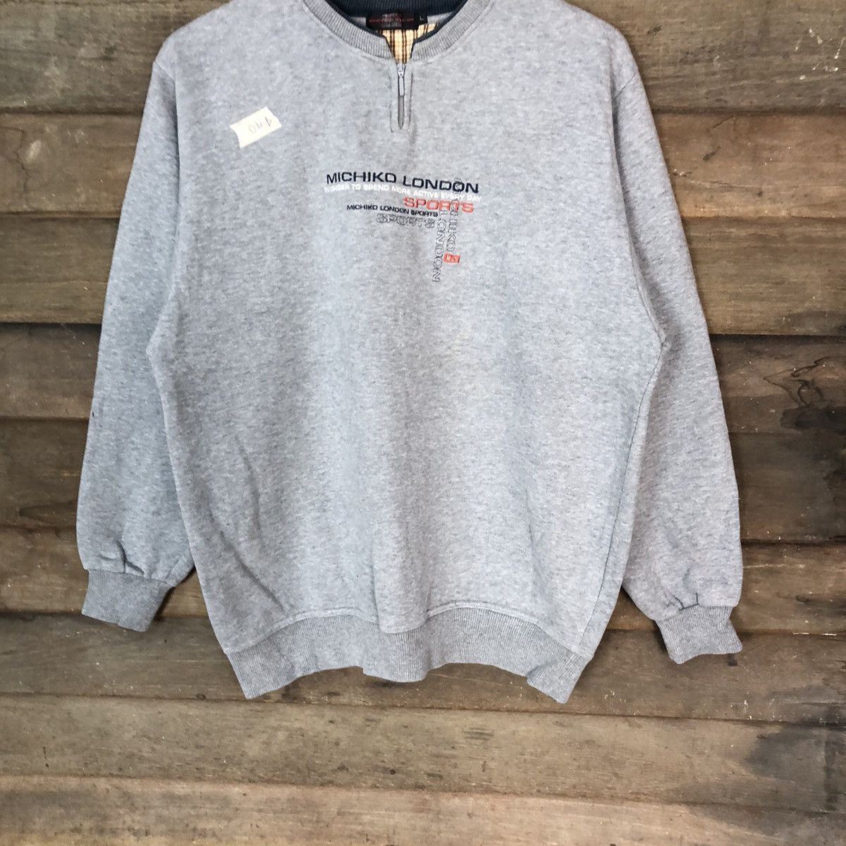 Michiko Koshino London Michiko London sport Grey Sweatshirt #076B Size US L / EU 52-54 / 3 - 3 Thumbnail
