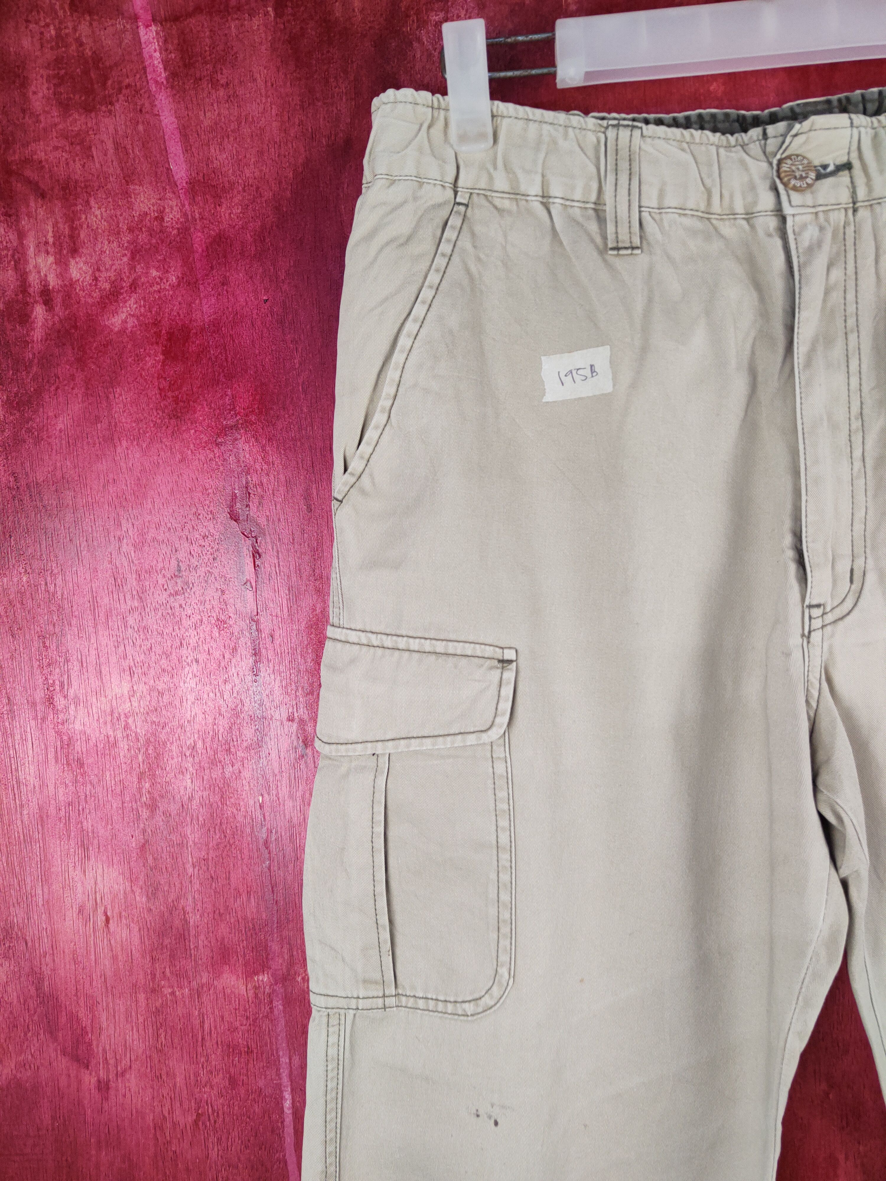 Hanes × Japanese Brand Hanes Brown Multi Pocket Tactical Cargo Pants #195B Size US 29 - 3 Thumbnail