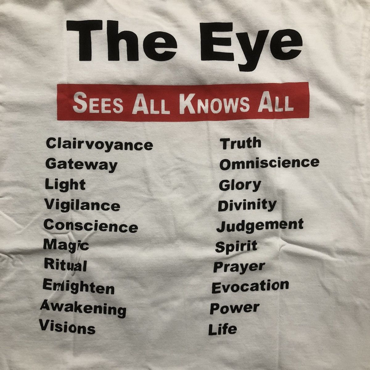 Japanese Brand × READYMADE × Saint Michael Saint Michael The Eye Tee Size US M / EU 48-50 / 2 - 4 Thumbnail