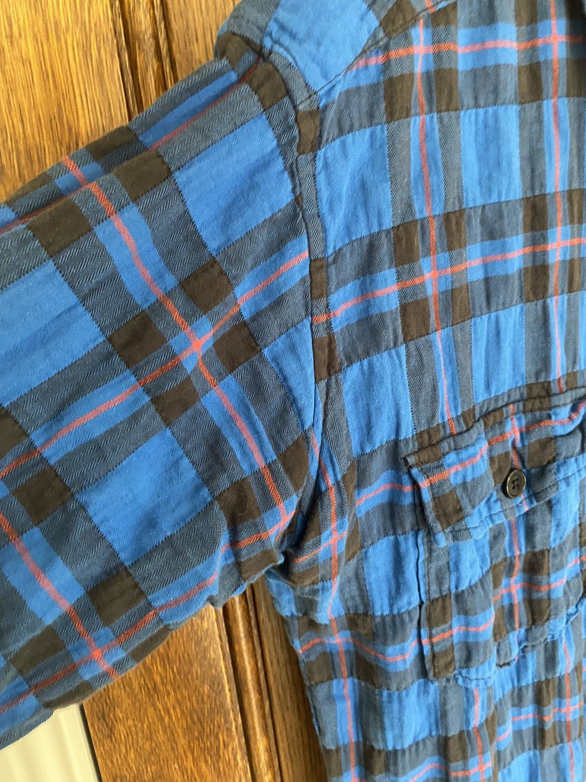 Saint Laurent Paris SS16 Saint Laurent‘ surf sound’ raw hem bleached flannel Size US S / EU 44-46 / 1 - 21 Thumbnail