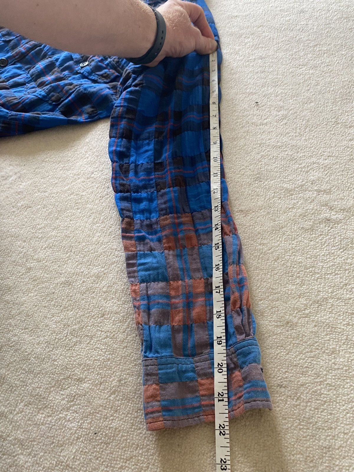 Saint Laurent Paris SS16 Saint Laurent‘ surf sound’ raw hem bleached flannel Size US S / EU 44-46 / 1 - 12 Thumbnail