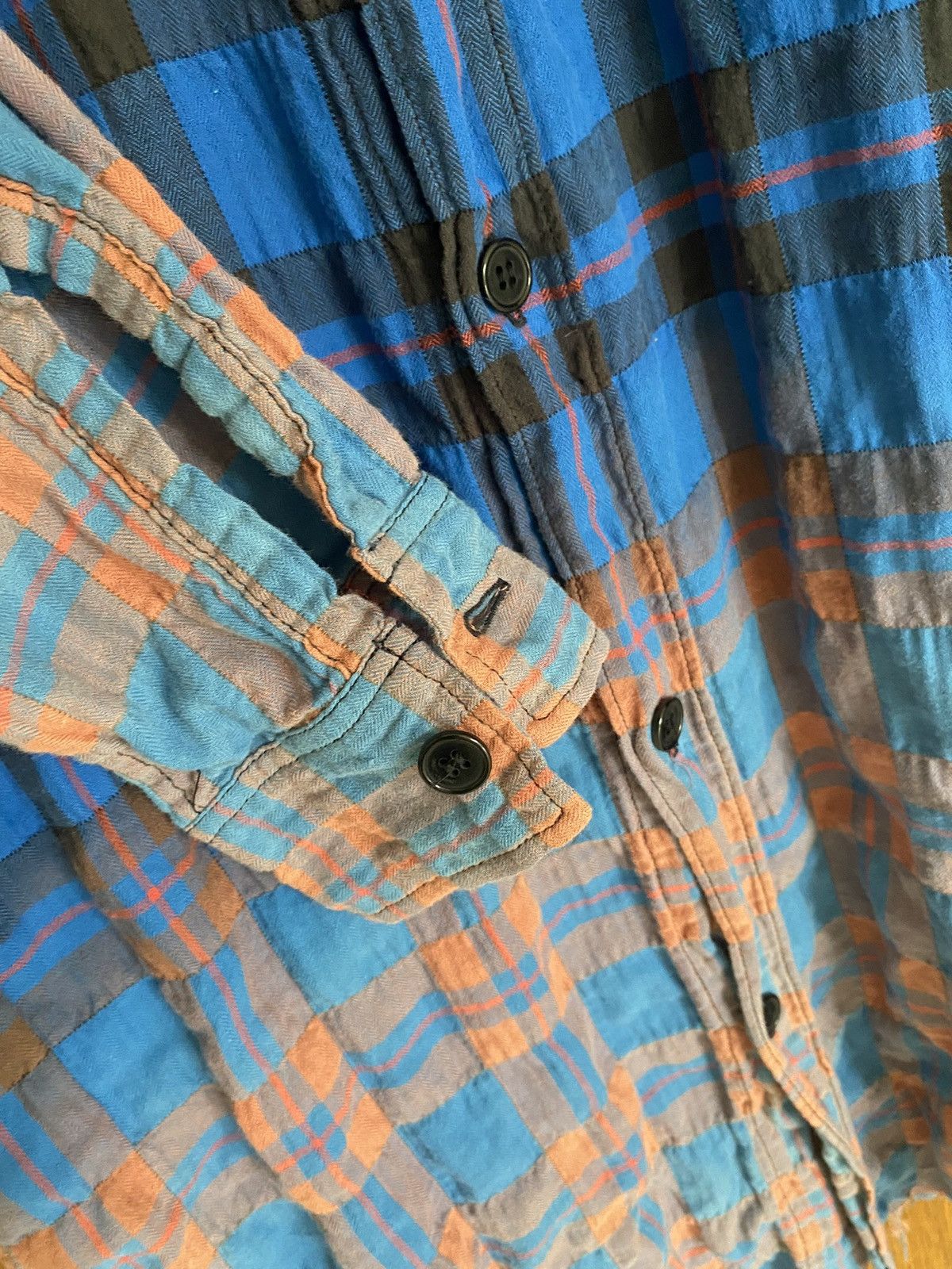 Saint Laurent Paris SS16 Saint Laurent‘ surf sound’ raw hem bleached flannel Size US S / EU 44-46 / 1 - 19 Thumbnail