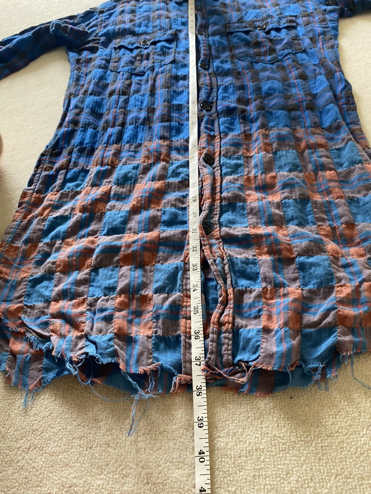 Saint Laurent Paris SS16 Saint Laurent‘ surf sound’ raw hem bleached flannel Size US S / EU 44-46 / 1 - 11 Thumbnail