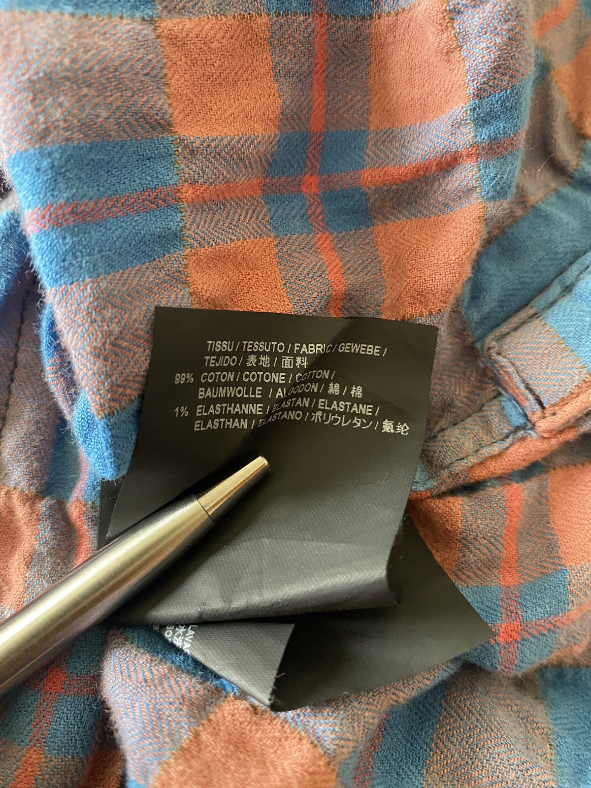Saint Laurent Paris SS16 Saint Laurent‘ surf sound’ raw hem bleached flannel Size US S / EU 44-46 / 1 - 15 Thumbnail