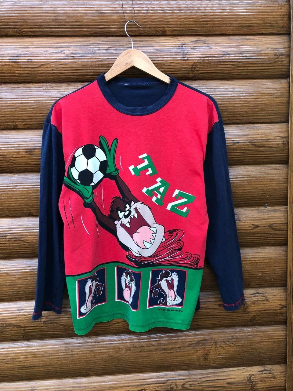 Cartoon Network Vintage Taz Looney Tunes 1999 Sweatshirt Size US L / EU 52-54 / 3 - 1 Thumbnail