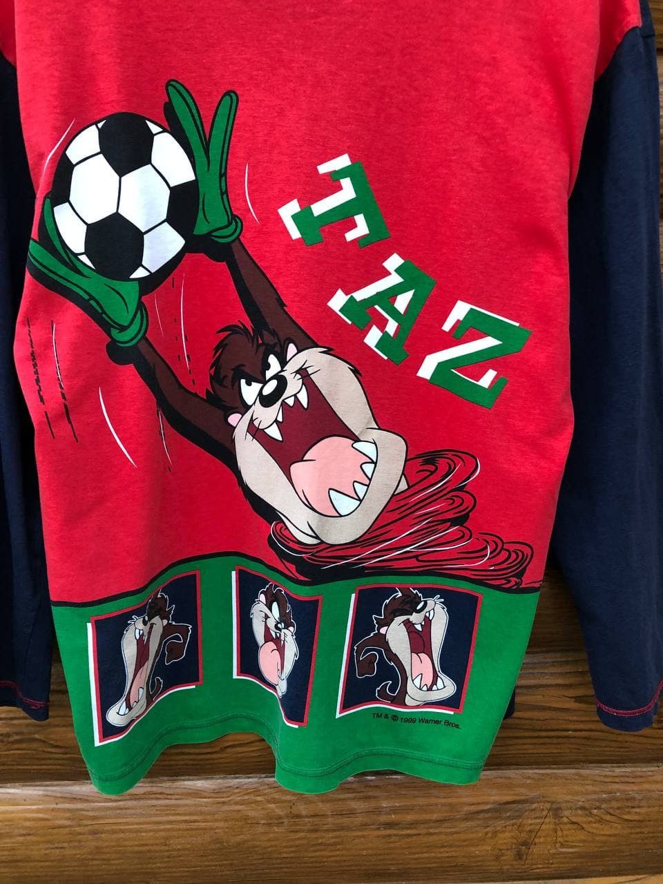 Cartoon Network Vintage Taz Looney Tunes 1999 Sweatshirt Size US L / EU 52-54 / 3 - 2 Thumbnail