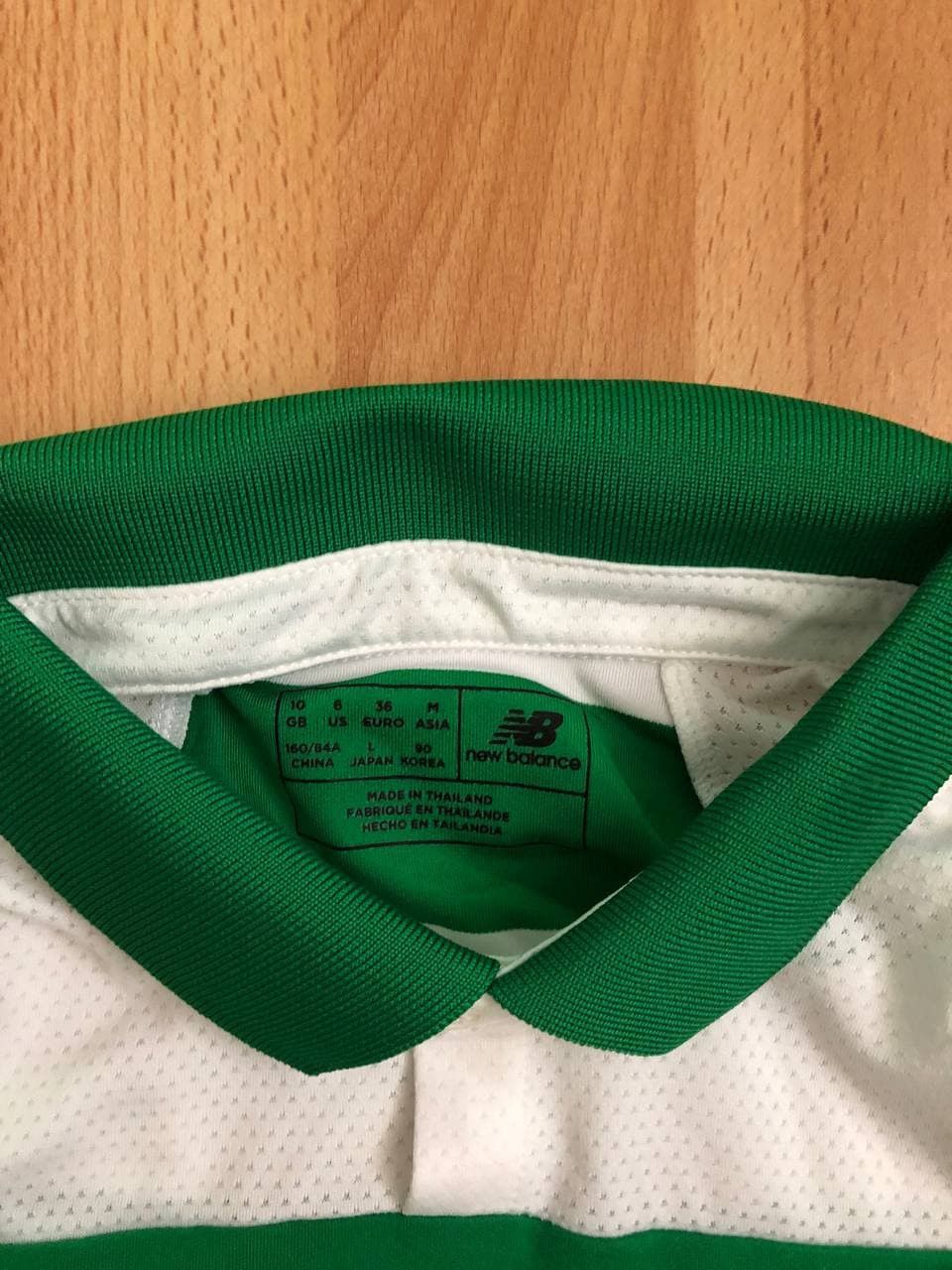 New Balance WOMENS NEW BALANCE CELTIC FOOTBALL CLUB SOCCER JERSEY Size ONE SIZE - 3 Thumbnail