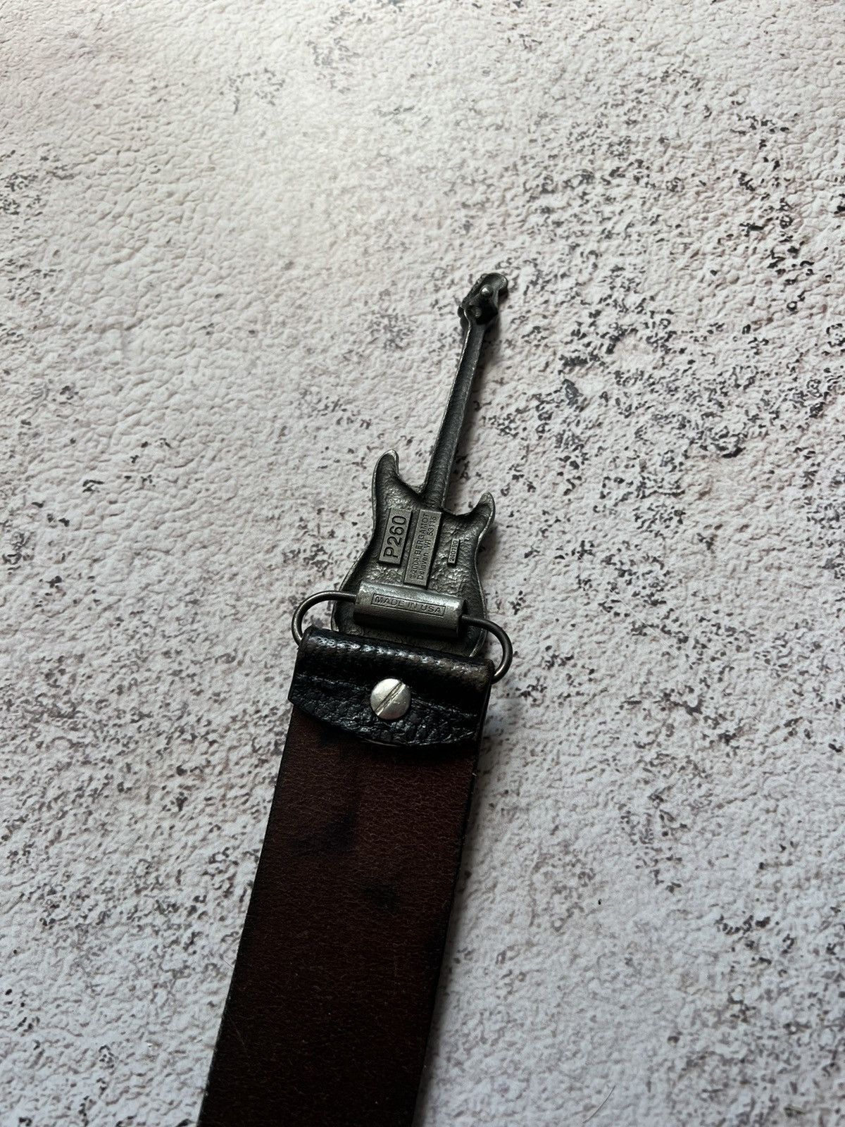 Japanese Brand × Vintage Y2K Vintage Leather Belt Guitar Size ONE SIZE - 9 Thumbnail