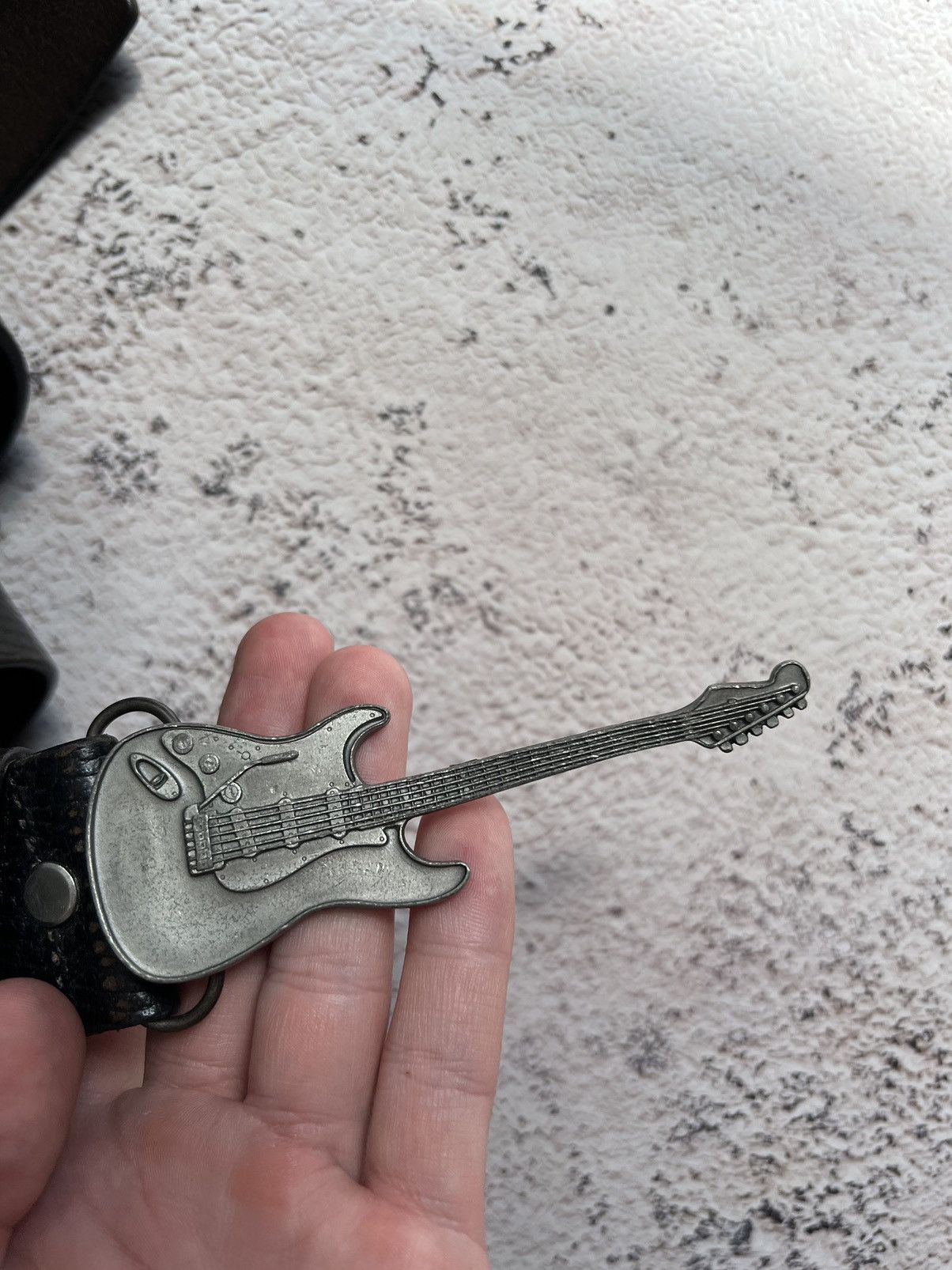Japanese Brand × Vintage Y2K Vintage Leather Belt Guitar Size ONE SIZE - 2 Thumbnail