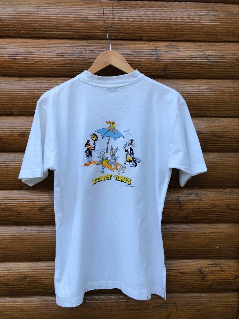 Vintage Vintage Warner bros Tee 90s Size US M / EU 48-50 / 2 - 1 Thumbnail